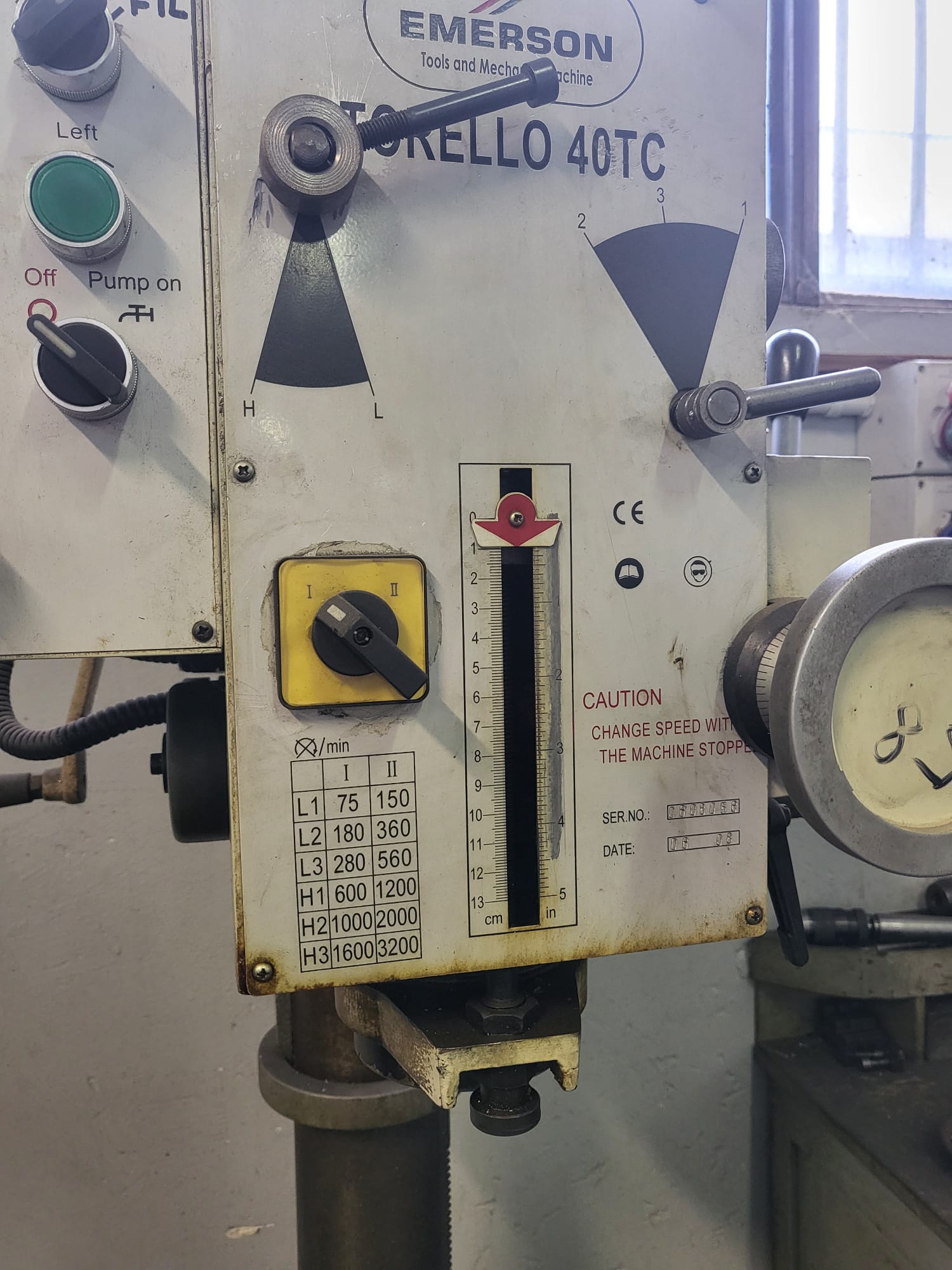 TRAPANO FRESA EMERSON  MOD 40 TC  in vendita - foto 2