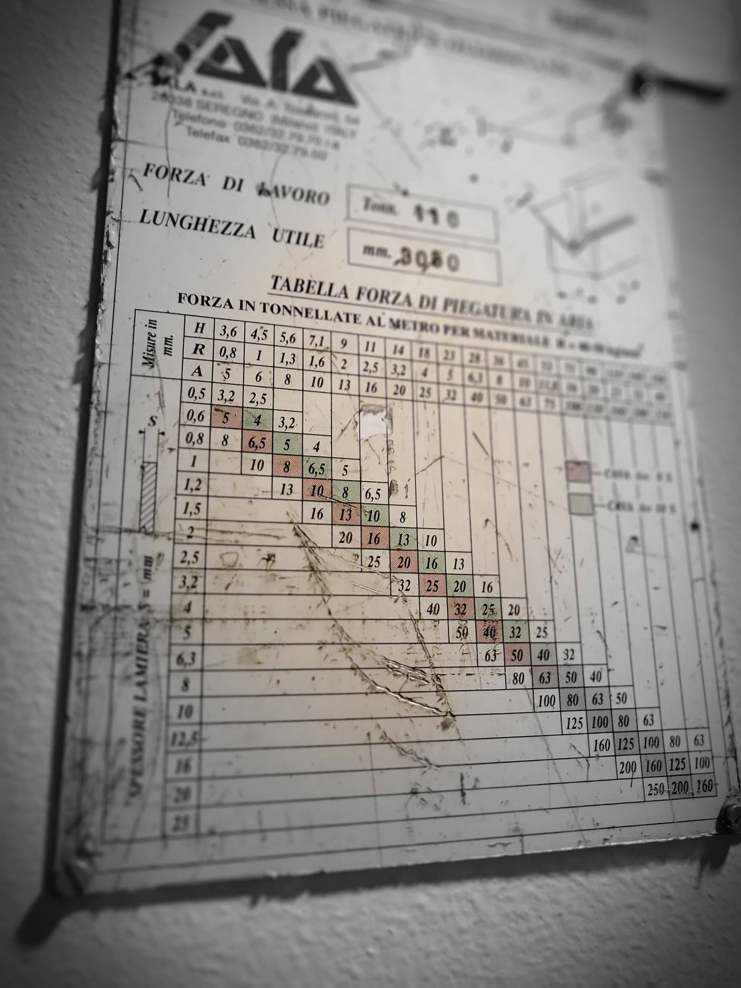  PIEGATRICE SALA  3000 X 110 TON  CN in vendita - foto 6