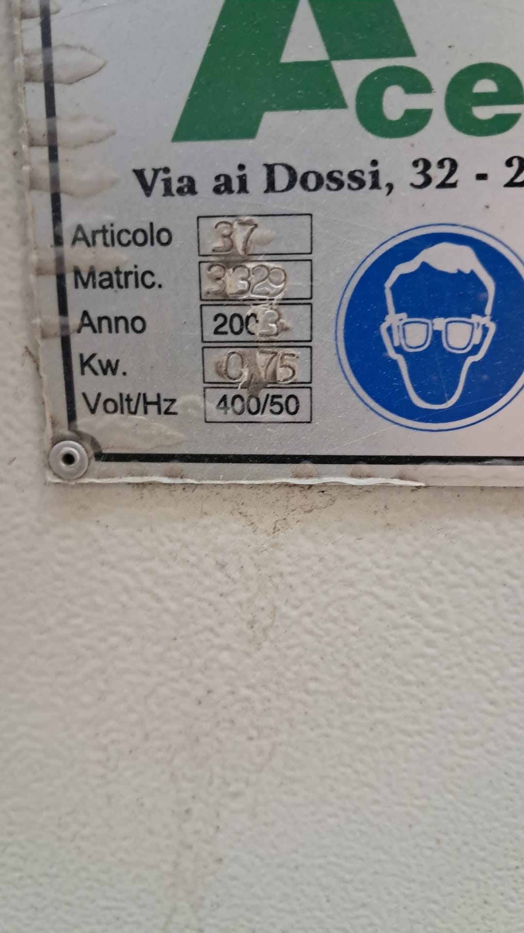 SBAVALAMIERA ACETI ART 37 in vendita - foto 2