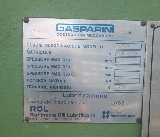 CESOIA GASPARINI  3000 X 3/4 in vendita - foto 5
