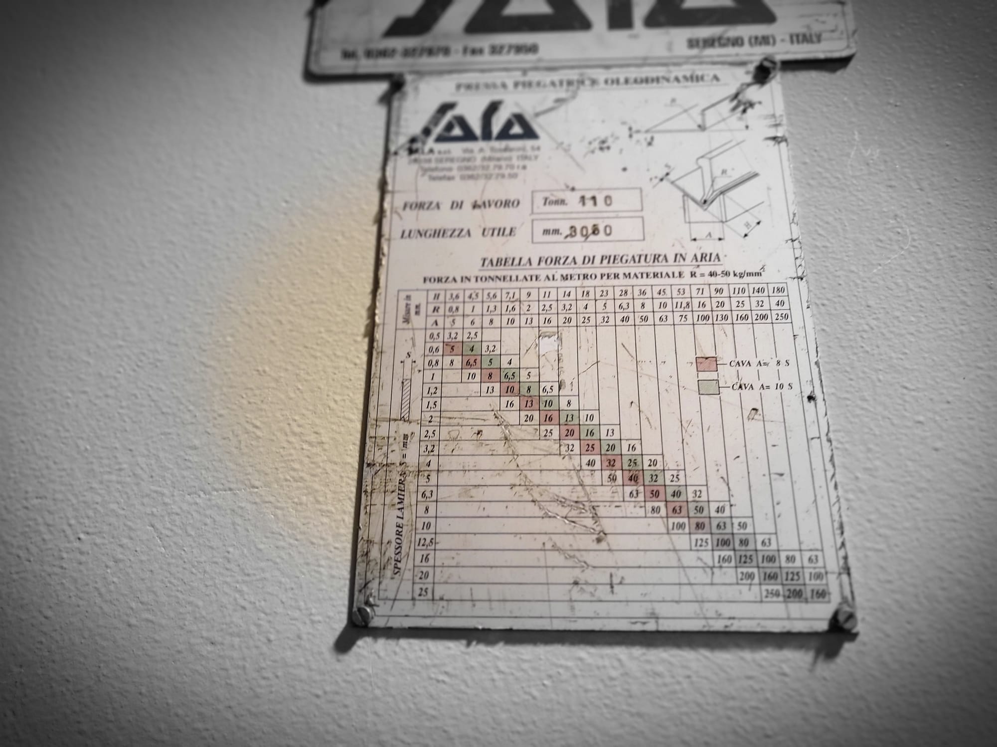  PIEGATRICE SALA  3000 X 110 TON  CN in vendita - foto 3