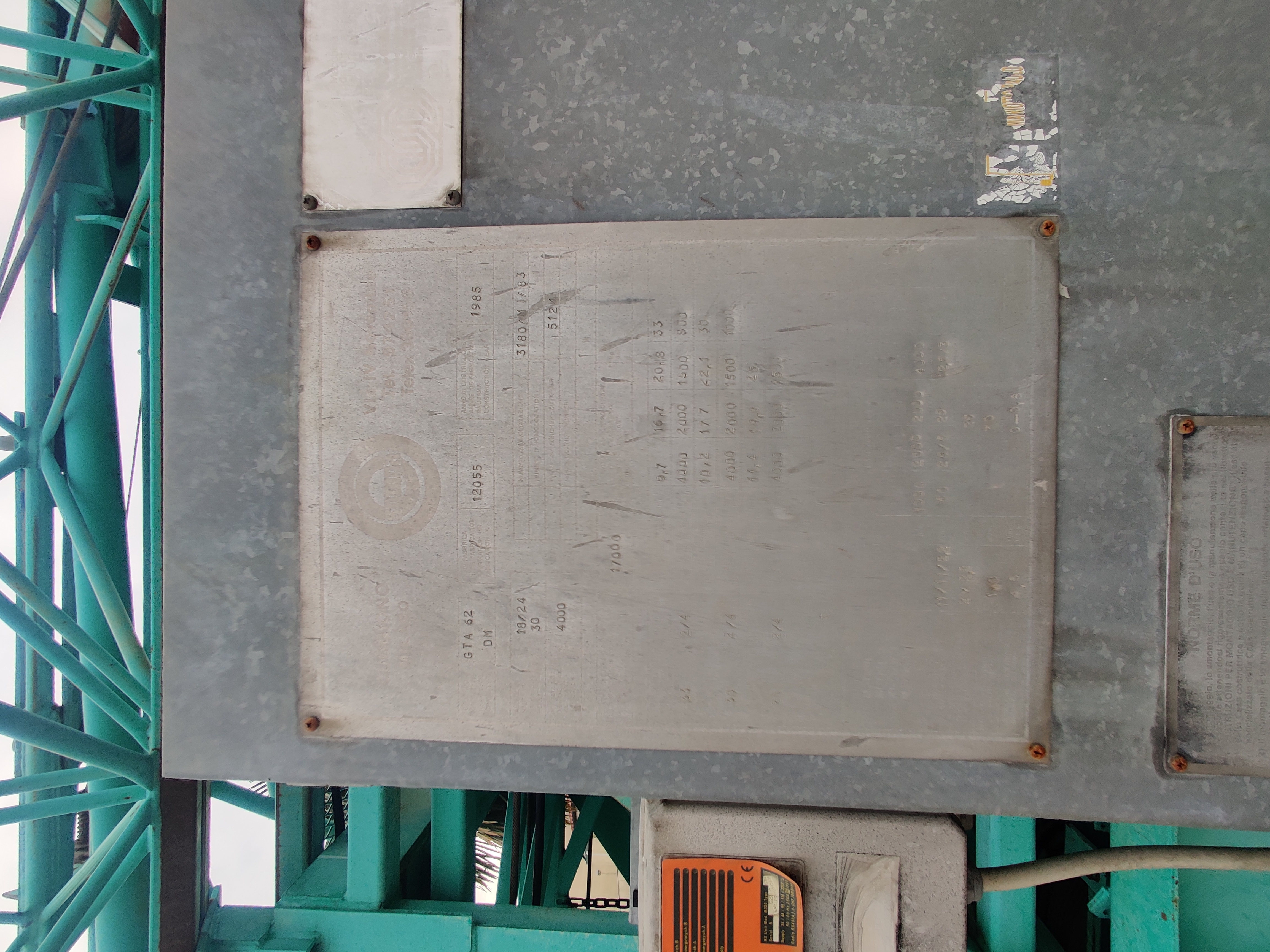 Grù a torre Simma Potain GTA 62 in vendita - foto 2