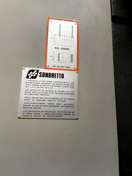 ‼ PRESSA SANDRETTO MEGA TES 9130/1000 ‼ in vendita - foto 7