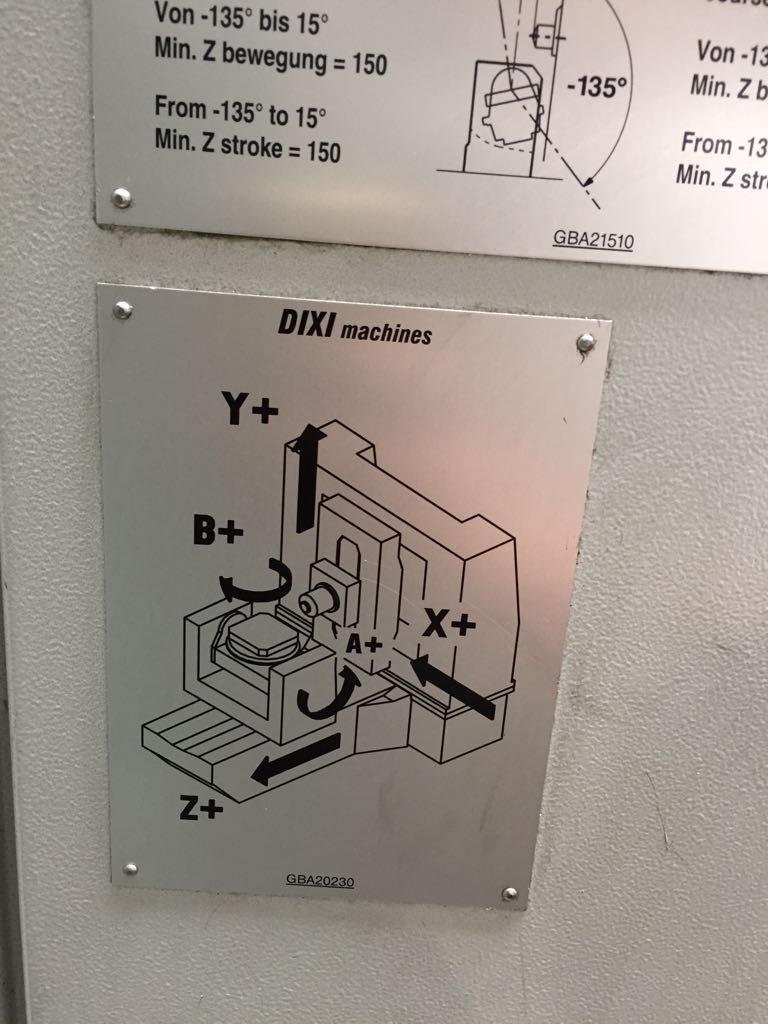 DIXI MACHINES DHP-50 -5X- SIEMENS 840D -ATC60-APC2 -CE- in vendita - foto 12
