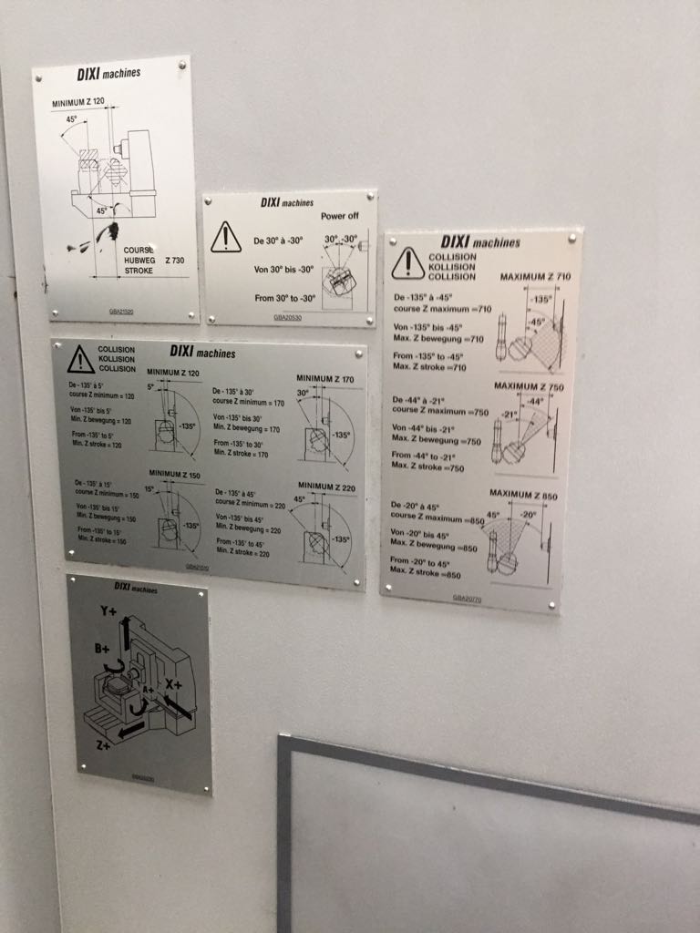 DIXI MACHINES DHP-50 -5X- SIEMENS 840D -ATC60-APC2 -CE- in vendita - foto 3