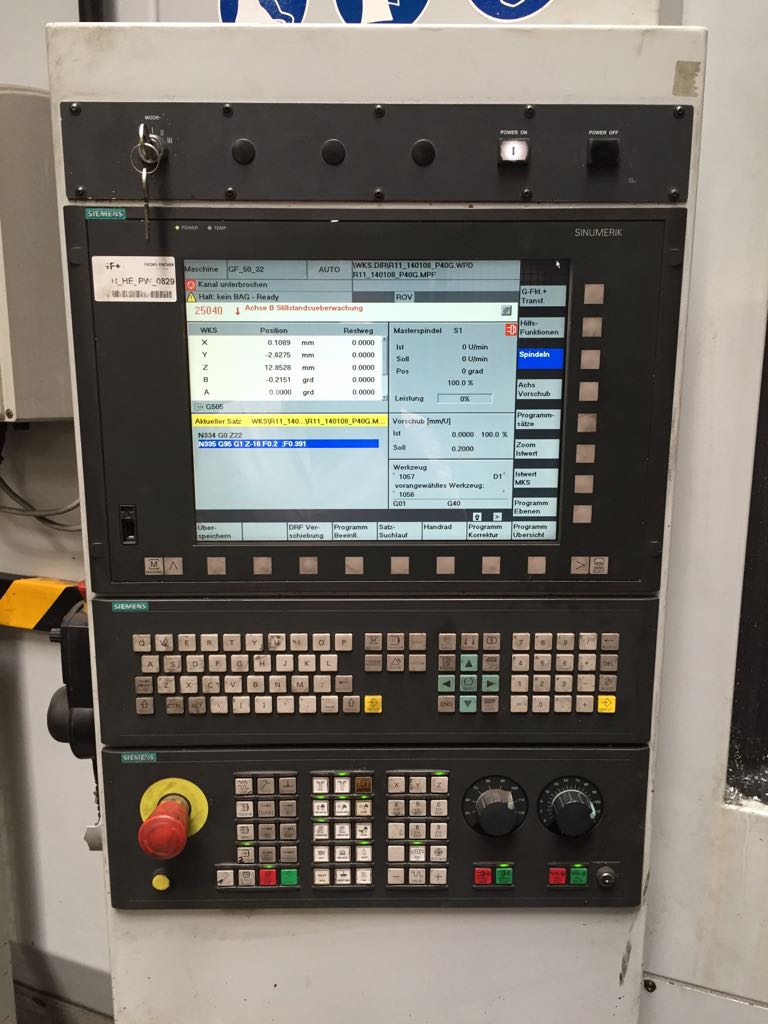 DIXI MACHINES DHP-50 -5X- SIEMENS 840D -ATC60-APC2 -CE- in vendita - foto 10