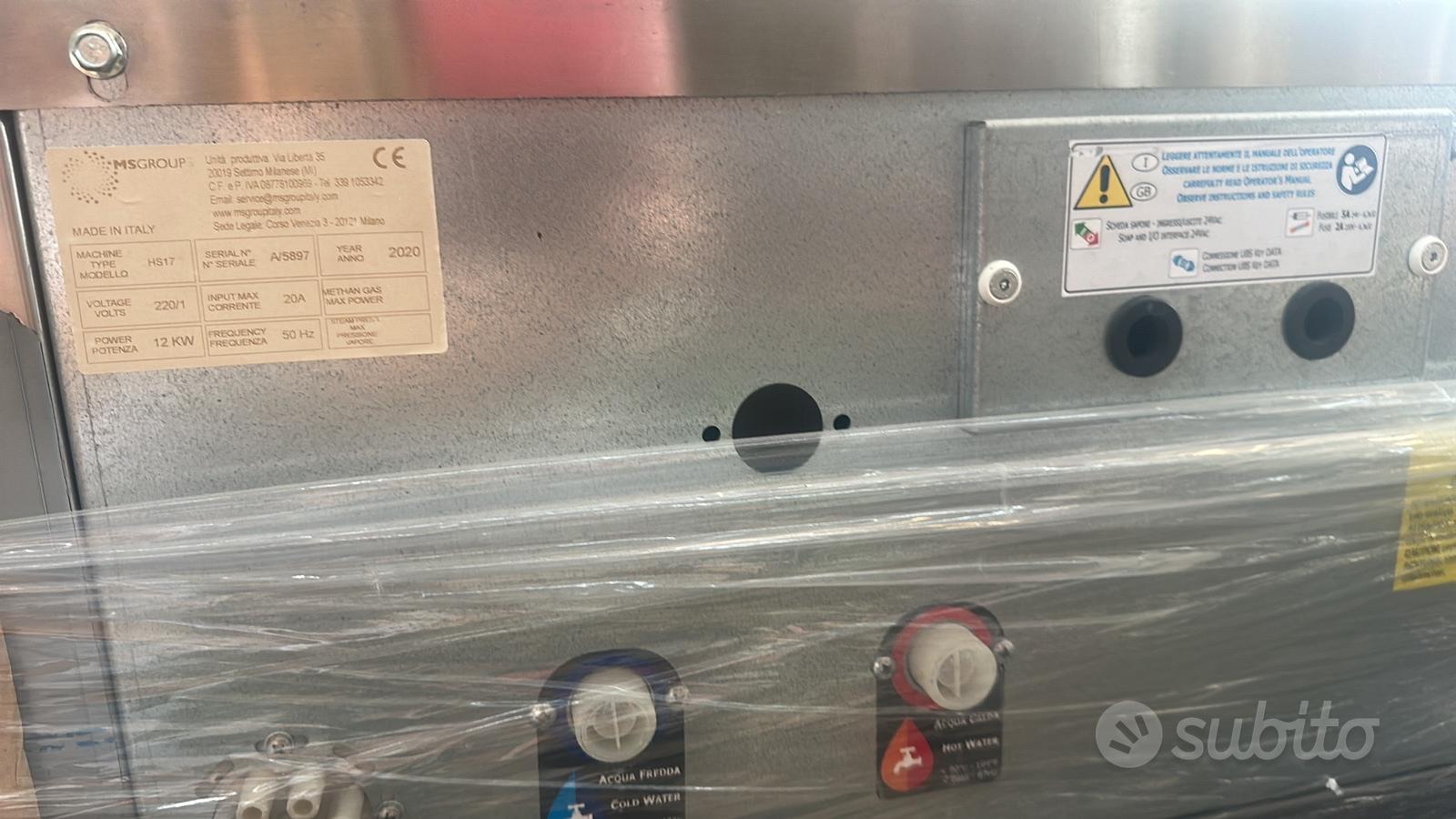 Lavatrice industriale Ms Gorup 17 kg nuova su bancale in vendita - foto 3