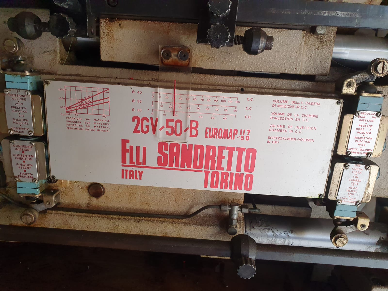 Pressa iniezione  SANDRETTO 2GV 50B Euromap in vendita - foto 5