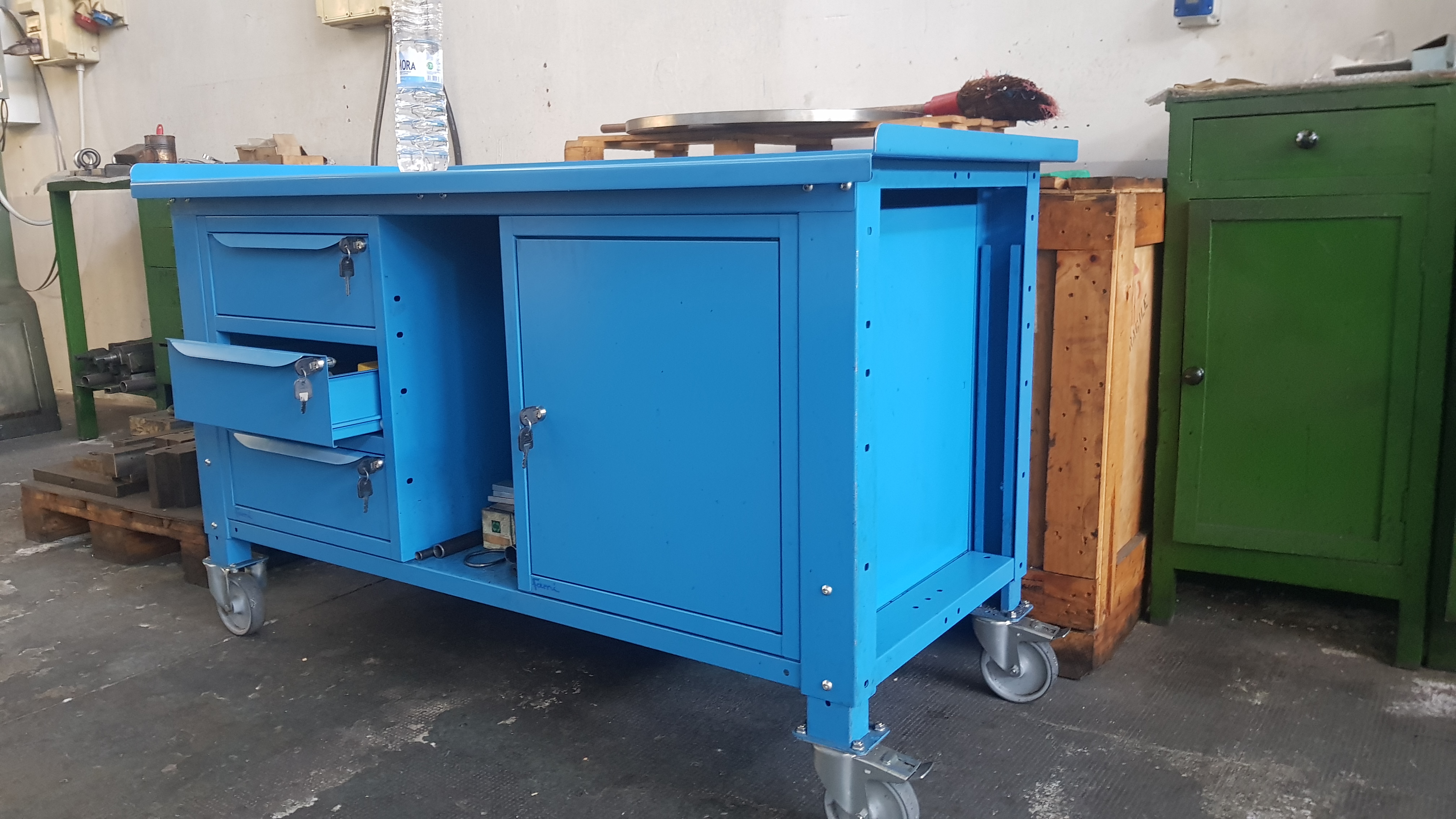 BANCO SERIE WORK STEEL REGOLABILE FAMI in vendita - foto 3