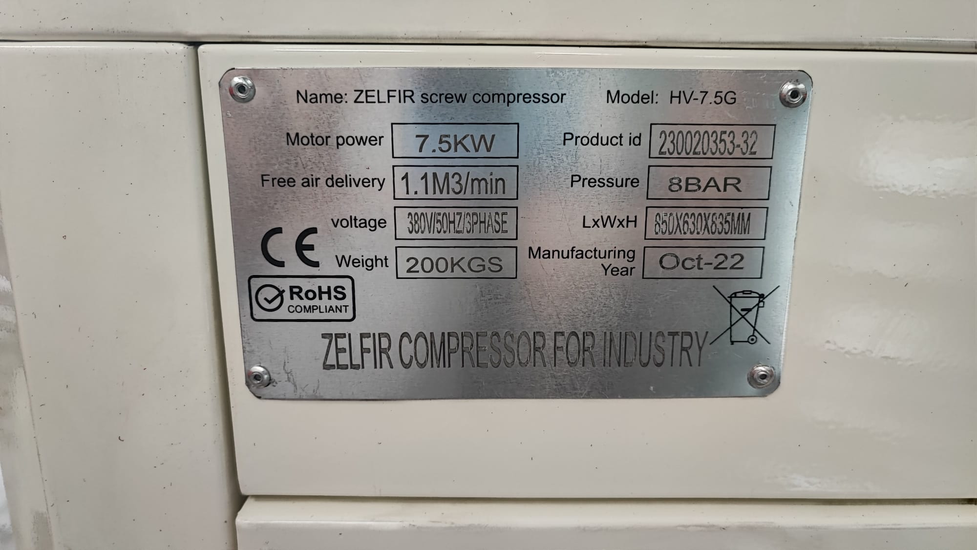 Compressore a vite silenziato ZELFIR  in vendita - foto 3