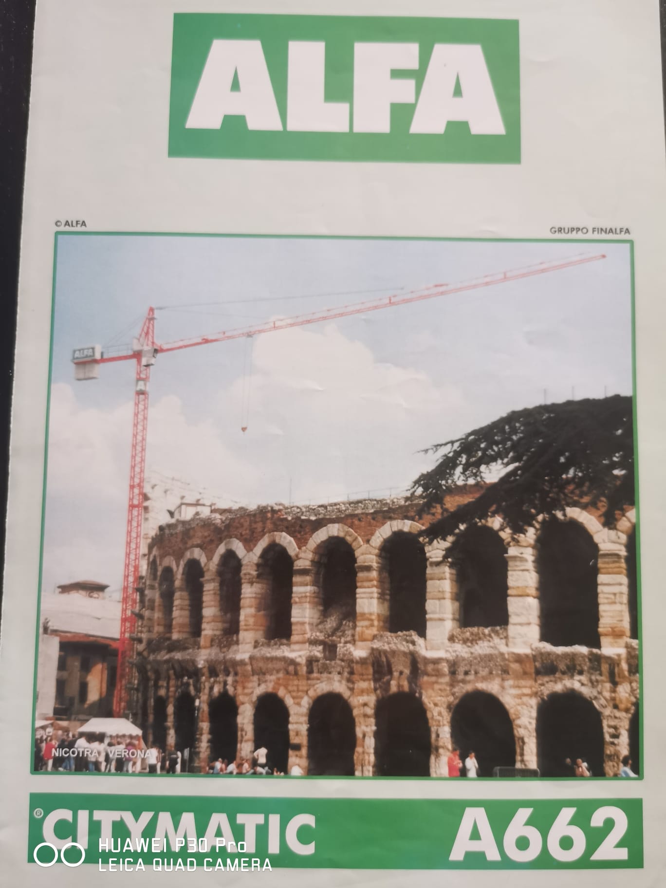 Gru a torre ALFA A662 32 m x 46 m – Portata 2.500 Kg in vendita - foto 2