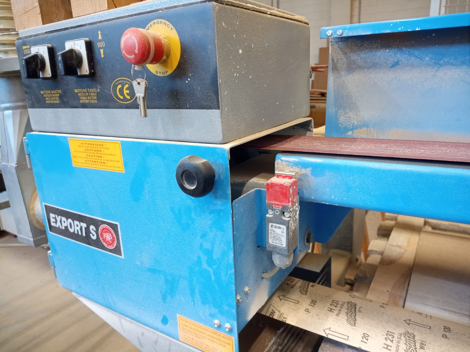 Levigatrice a nastro BINI S3500 a norme CE in vendita - foto 5