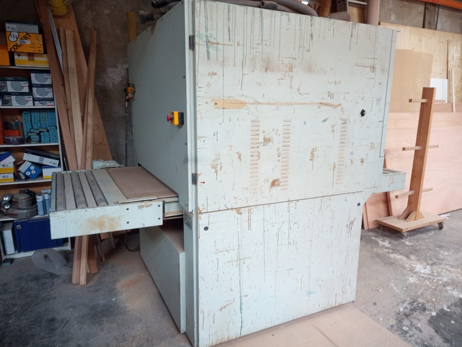 Calibratrice SBF 3W-586 da 1100mm con 3 nastri usata in vendita - foto 2