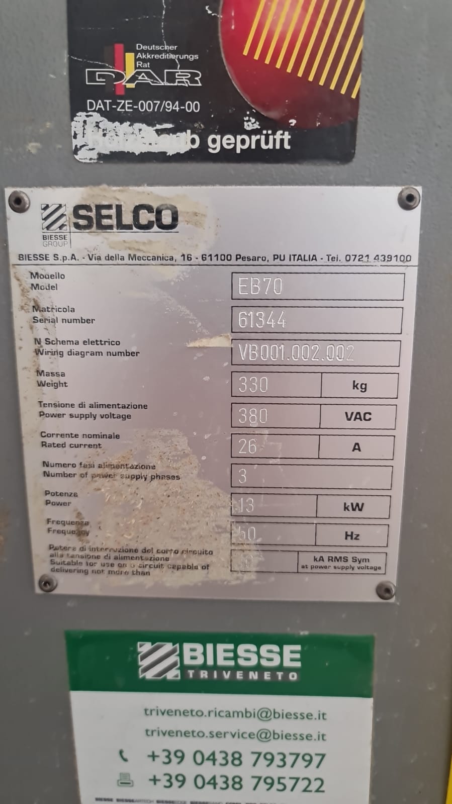Sezionatrice orizzontale SELCO EB70L ACTIVE usata in vendita - foto 7