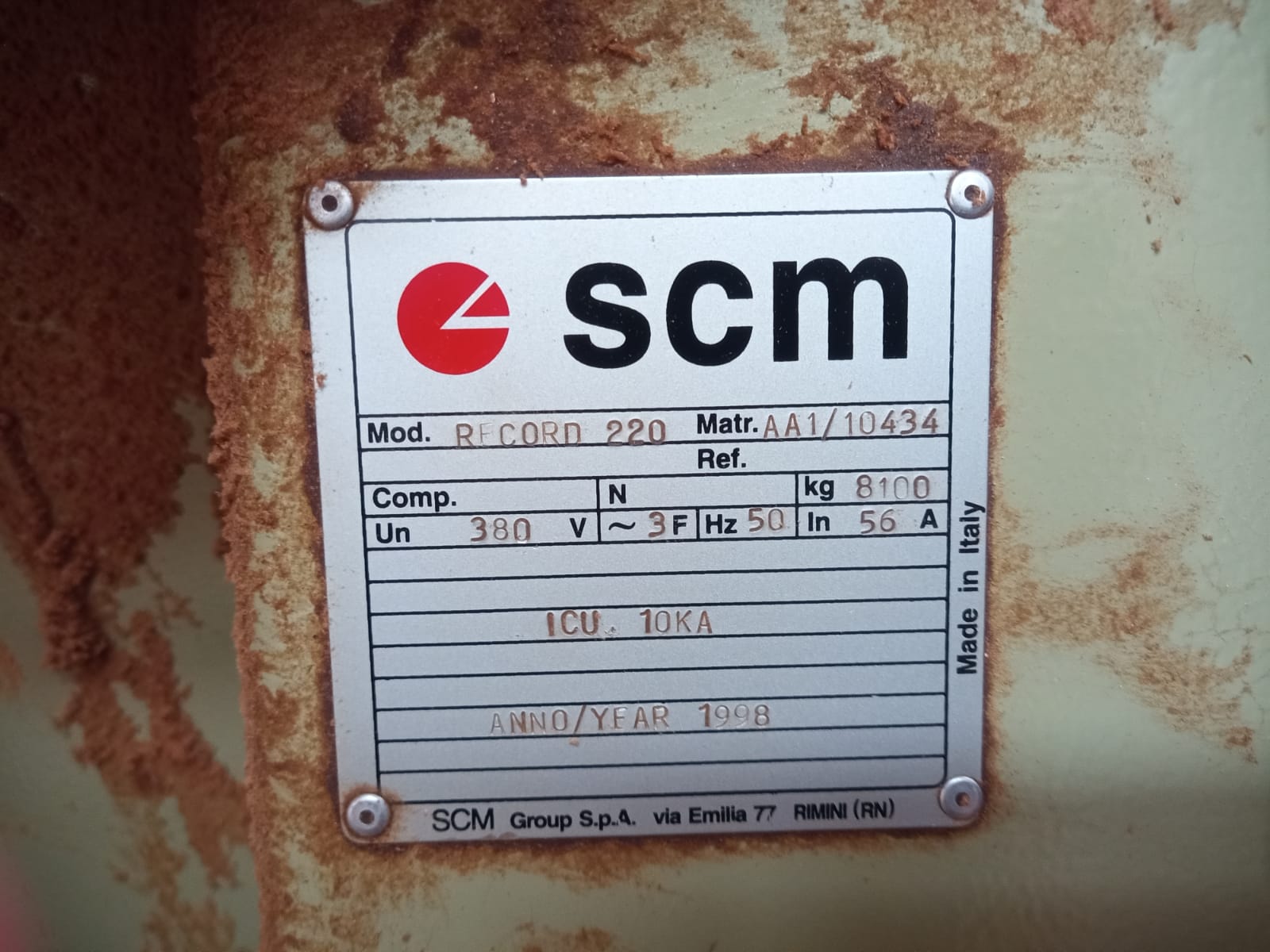 Centro di lavoro SCM RECORD 220 a 4 assi in vendita - foto 14