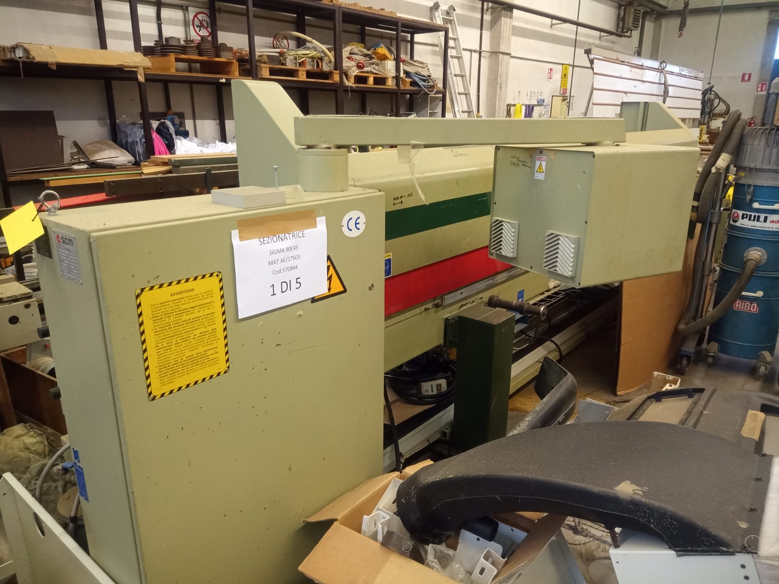 Sezionatrice orizzontale SCM SIGMA 90 a norme CE in vendita - foto 13