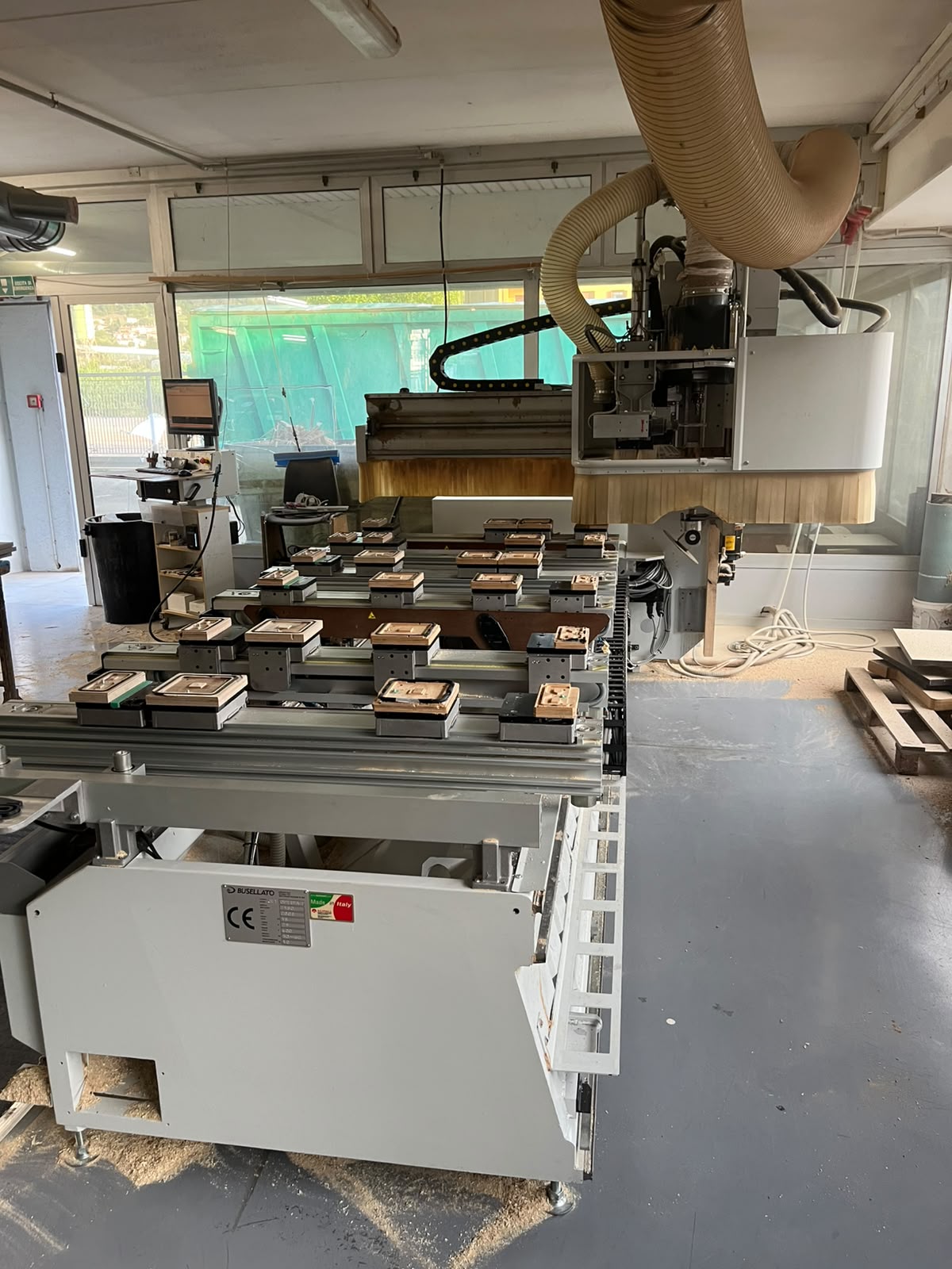 Centro di lavoro BUSELLATO JET OPTIMA P a 4 assi usato in vendita - foto 11