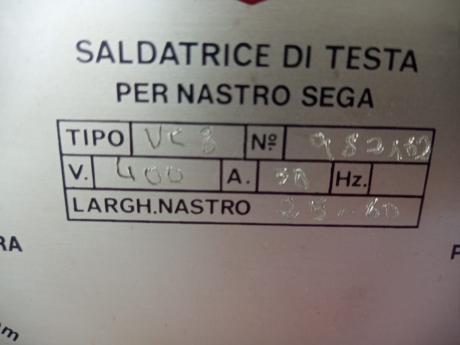Saldatrice di testa VISCAT-FULGOR modello VC8 in vendita - foto 5