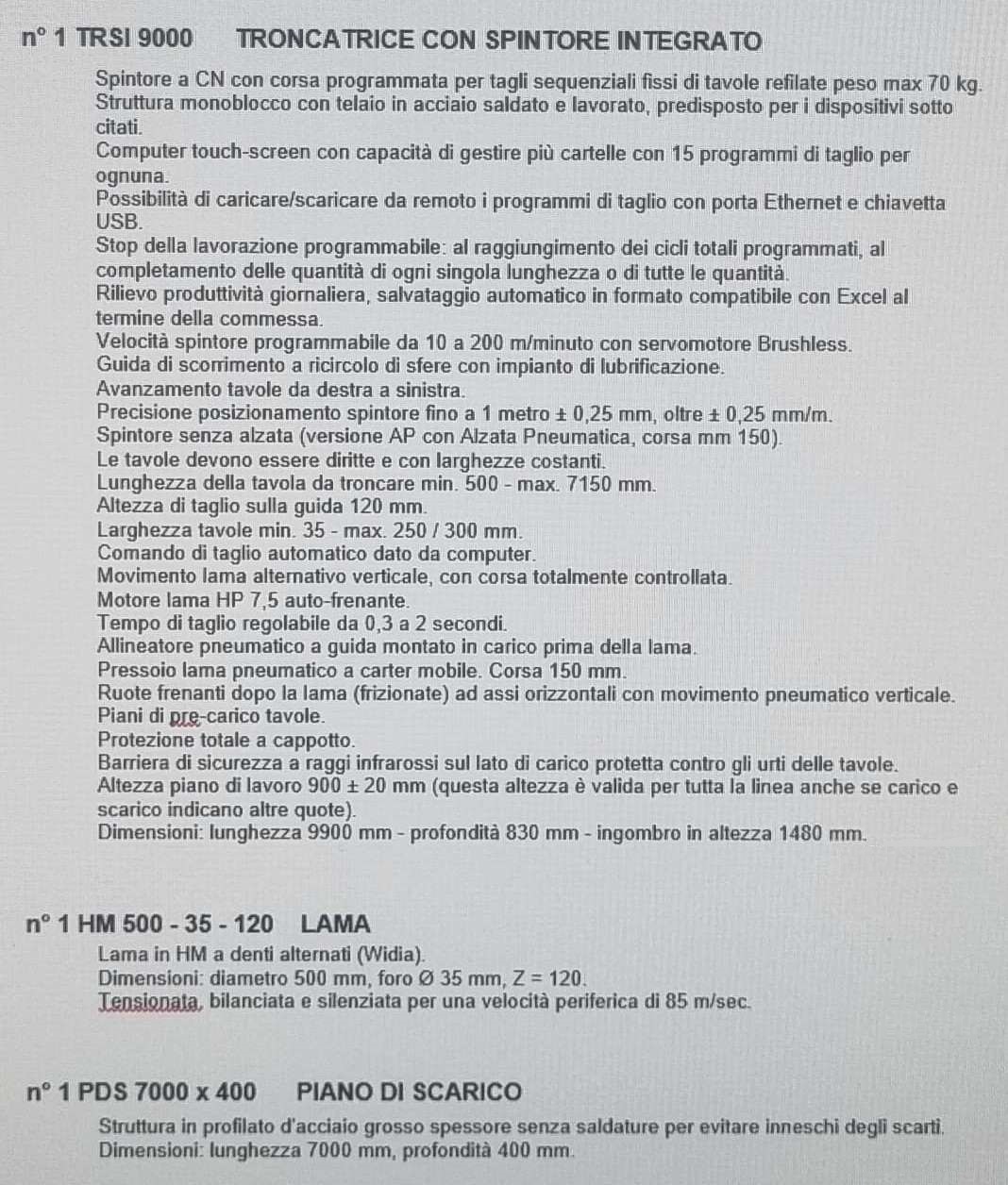 Troncatrice a spintore CURSAL TRSI9000 usata in vendita - foto 13