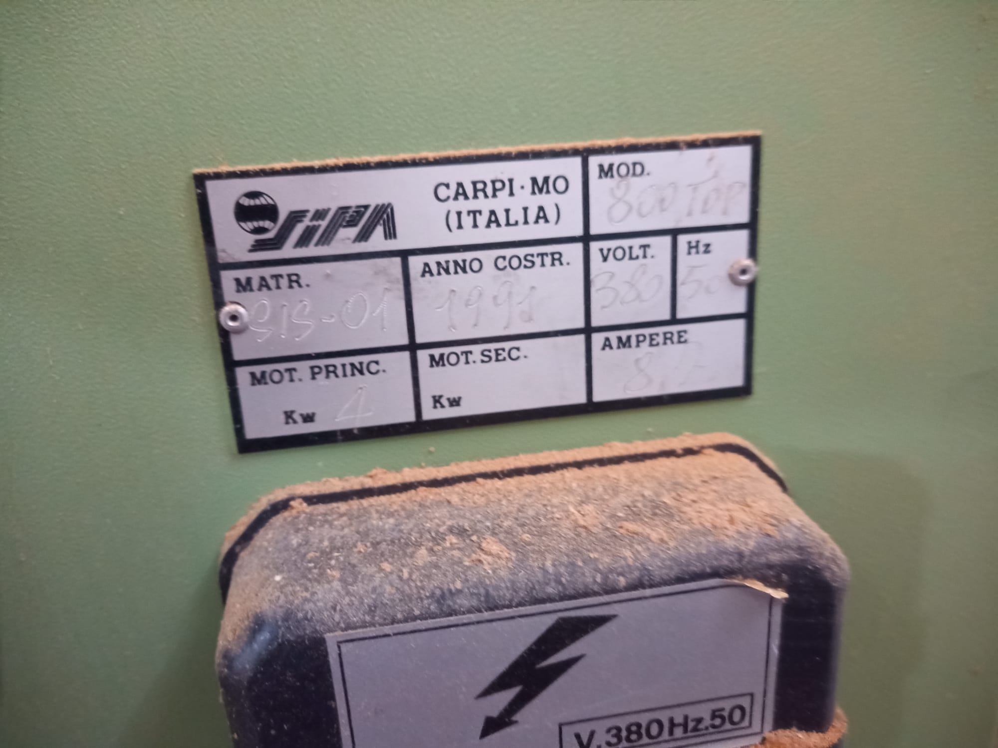 Sega a nastro SIPA 800 TOP usata in vendita - foto 8