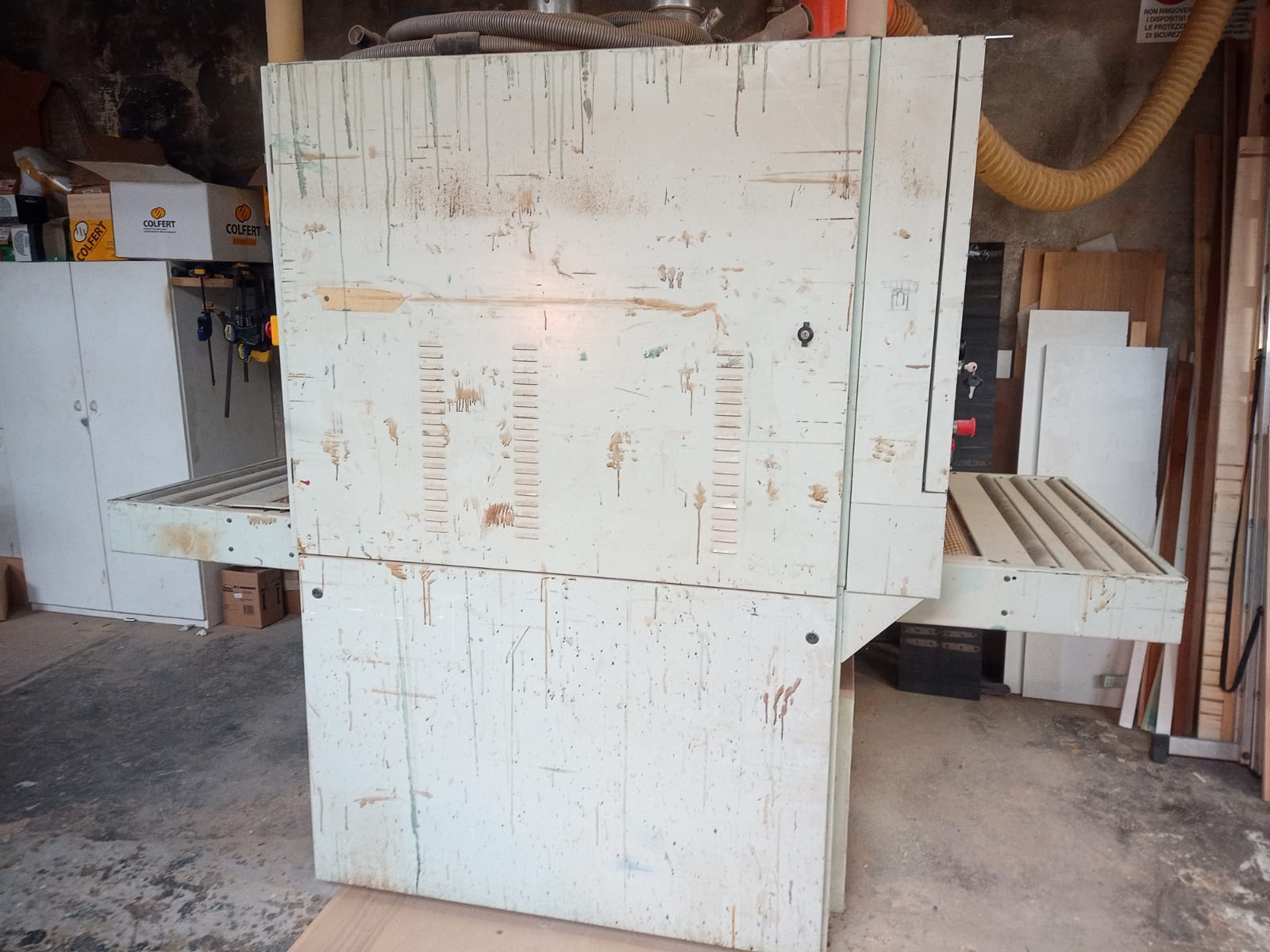 Calibratrice SBF 3W-586 da 1100mm con 3 nastri usata in vendita - foto 3