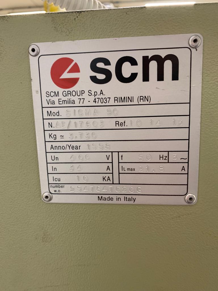 Sezionatrice orizzontale SCM SIGMA 90 a norme CE in vendita - foto 9