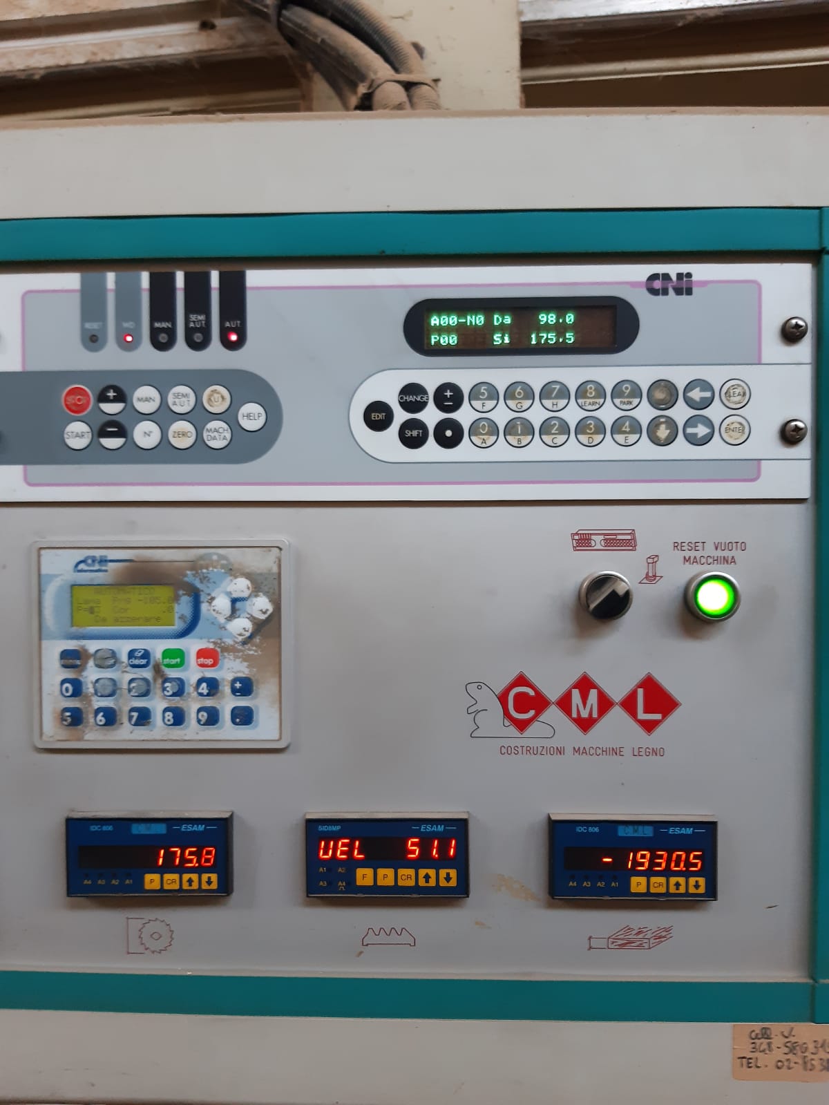 Multilame a 2 lame mobili CML SCA320 2R T350 usata in vendita - foto 3