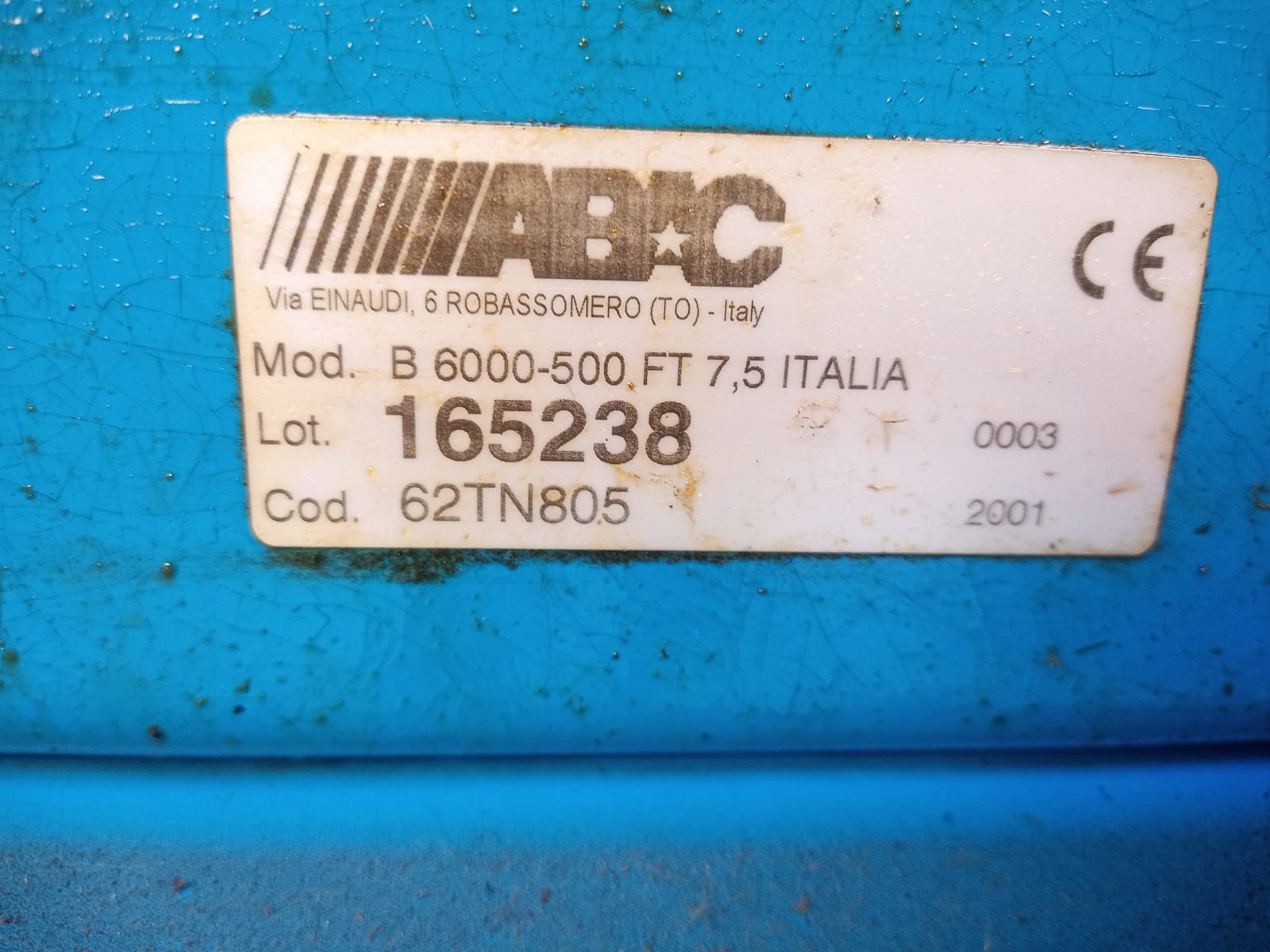 Compressore a pistoni ABAC B6000 usato in vendita - foto 2