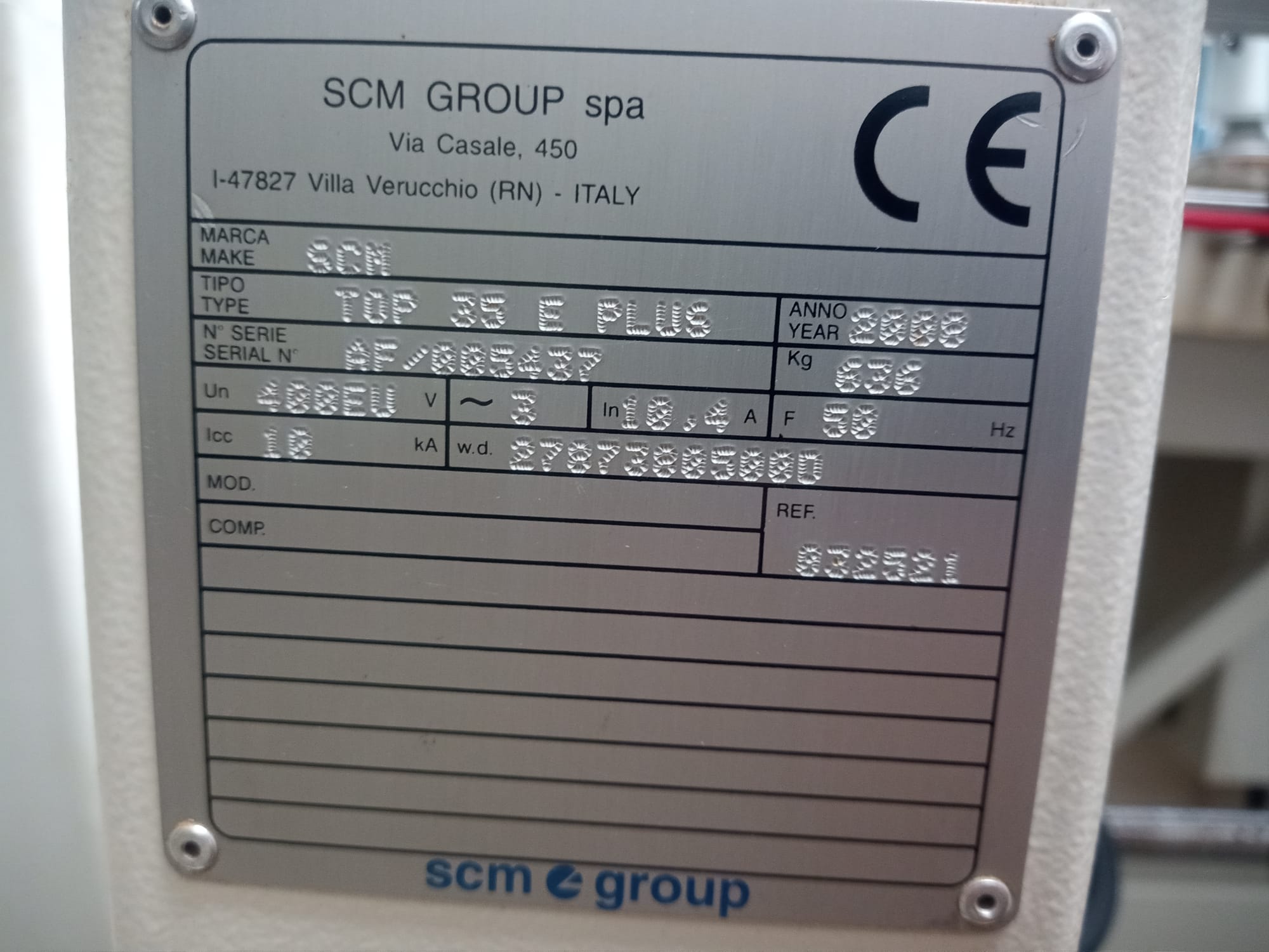 Foratrice SCM TOP35E PLUS usata in vendita - foto 15
