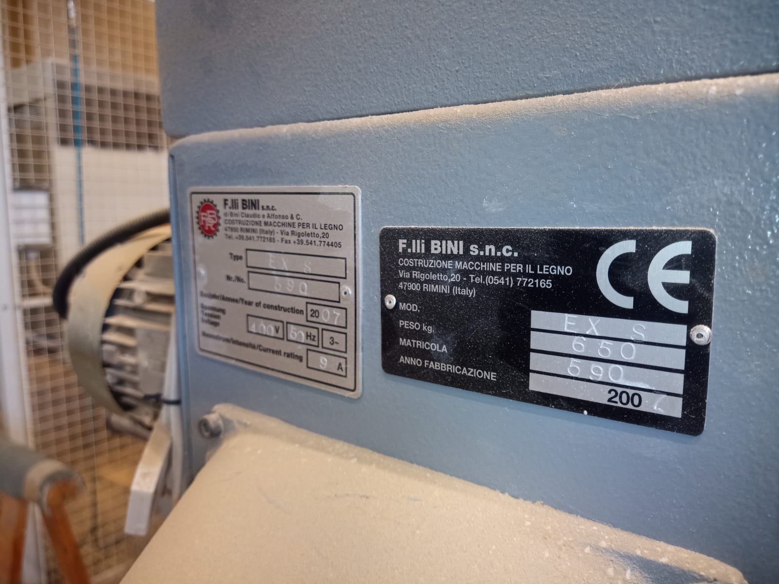 Levigatrice a nastro BINI S3500 a norme CE in vendita - foto 8