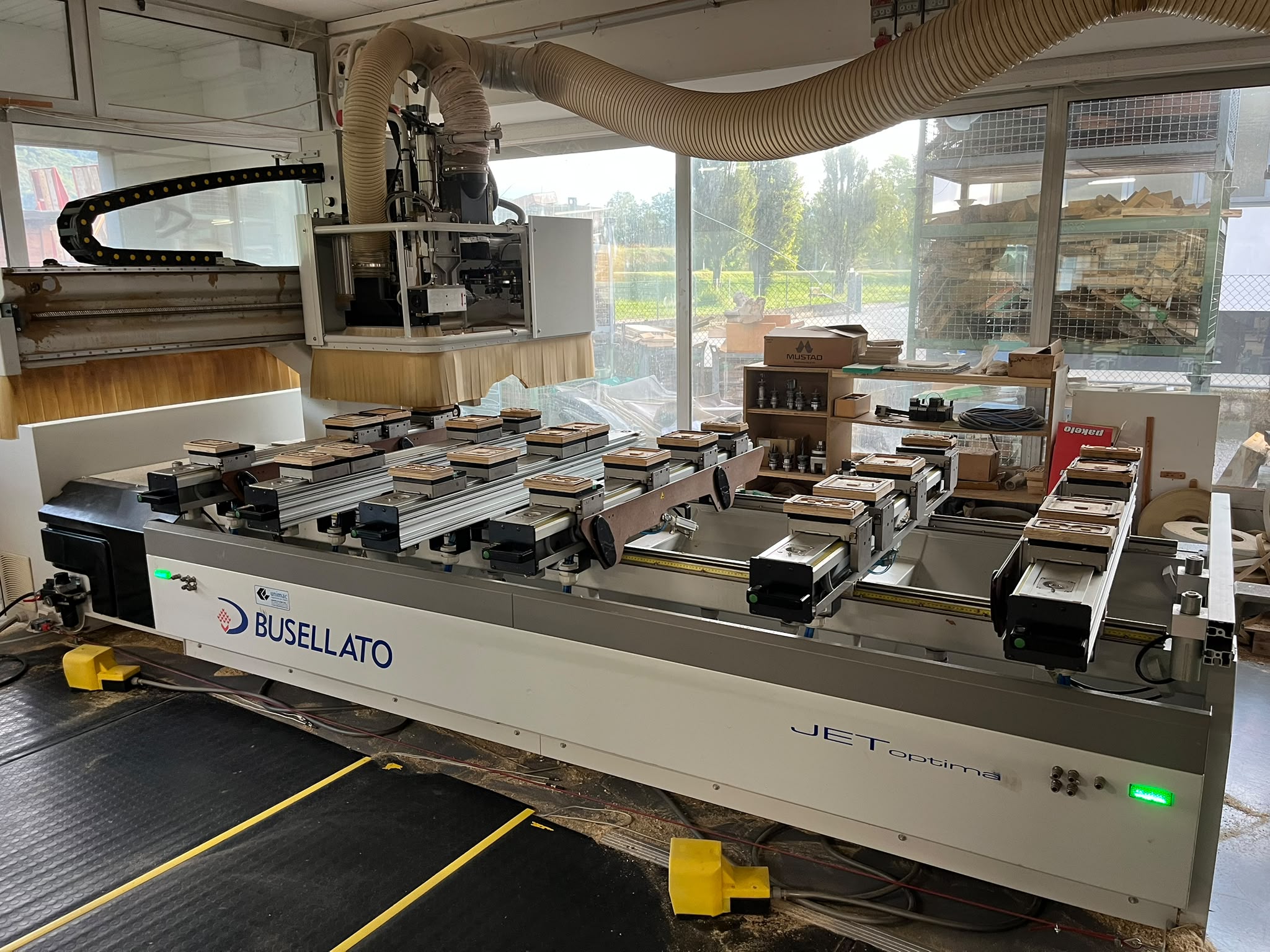Centro di lavoro BUSELLATO JET OPTIMA P a 4 assi usato in vendita - foto 2