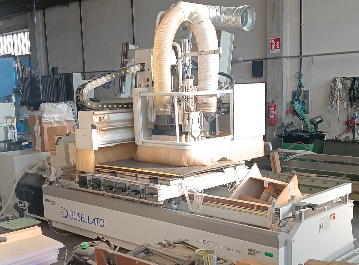 Centro di lavoro BUSELLATO JET OPTIMA P a 4 assi usato in vendita - foto 16