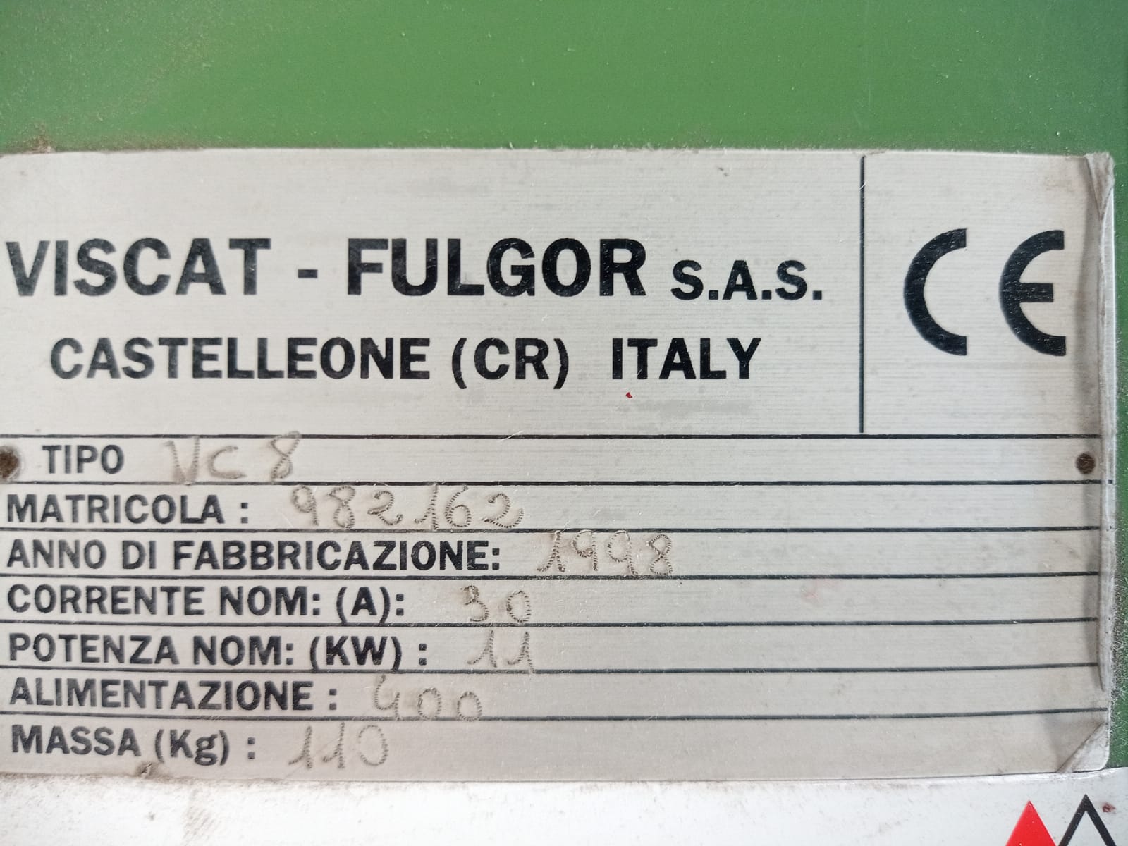 Saldatrice di testa VISCAT-FULGOR modello VC8 in vendita - foto 7
