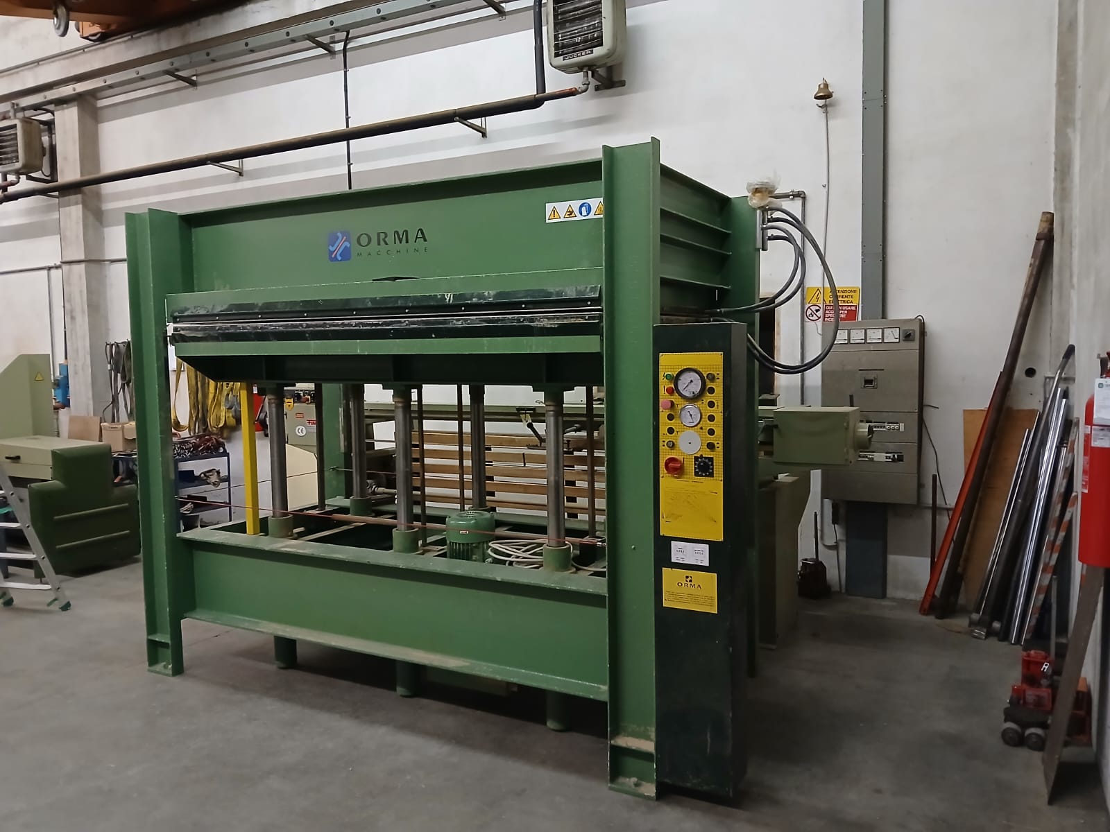 Pressa a caldo ORMA 25/13 AS-NPA usata CE in vendita - foto 2