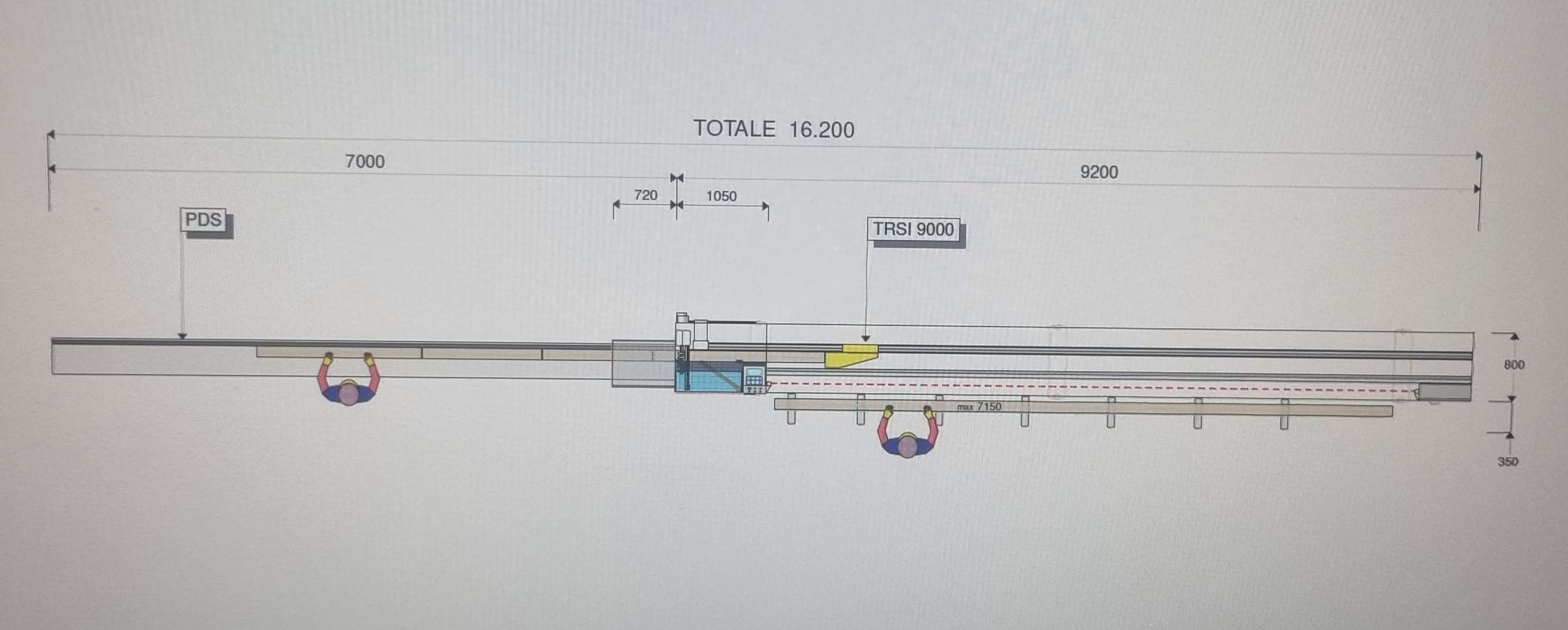 Troncatrice a spintore CURSAL TRSI9000 usata in vendita - foto 12