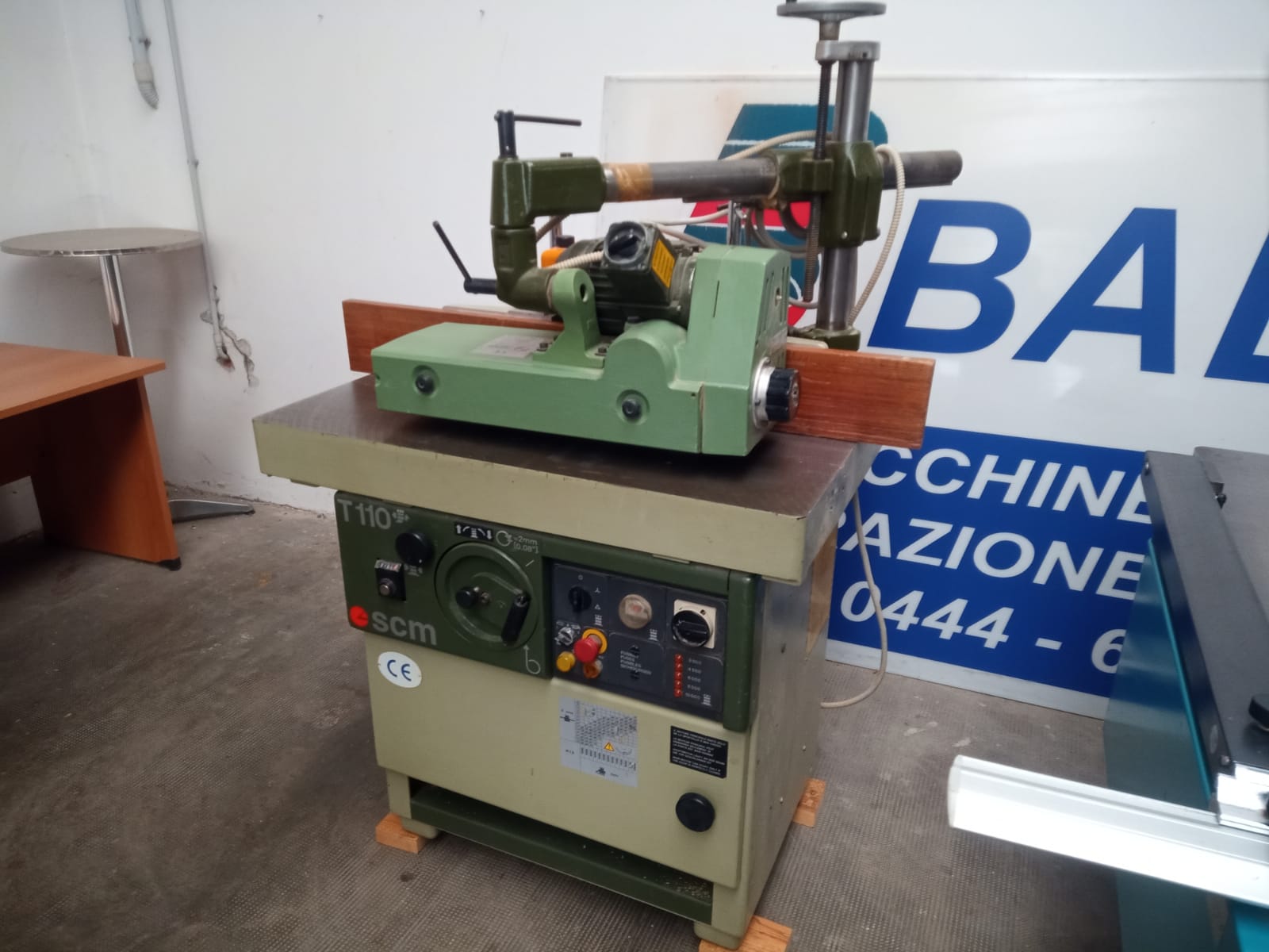 Toupie SCM T110A norme CE usata in vendita - foto 3