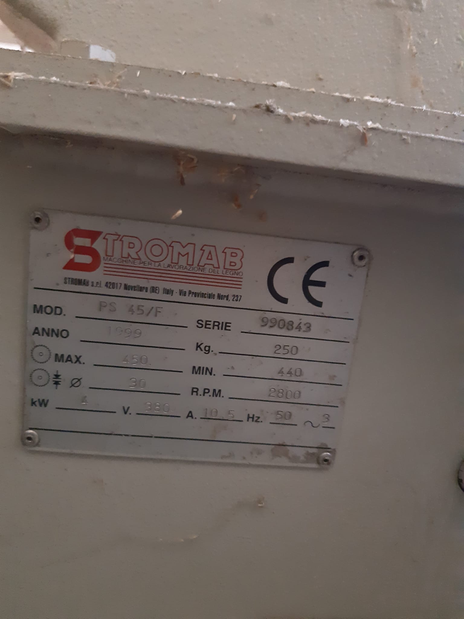 Sega a pendolo STROMAB PS45/F CE in vendita - foto 10