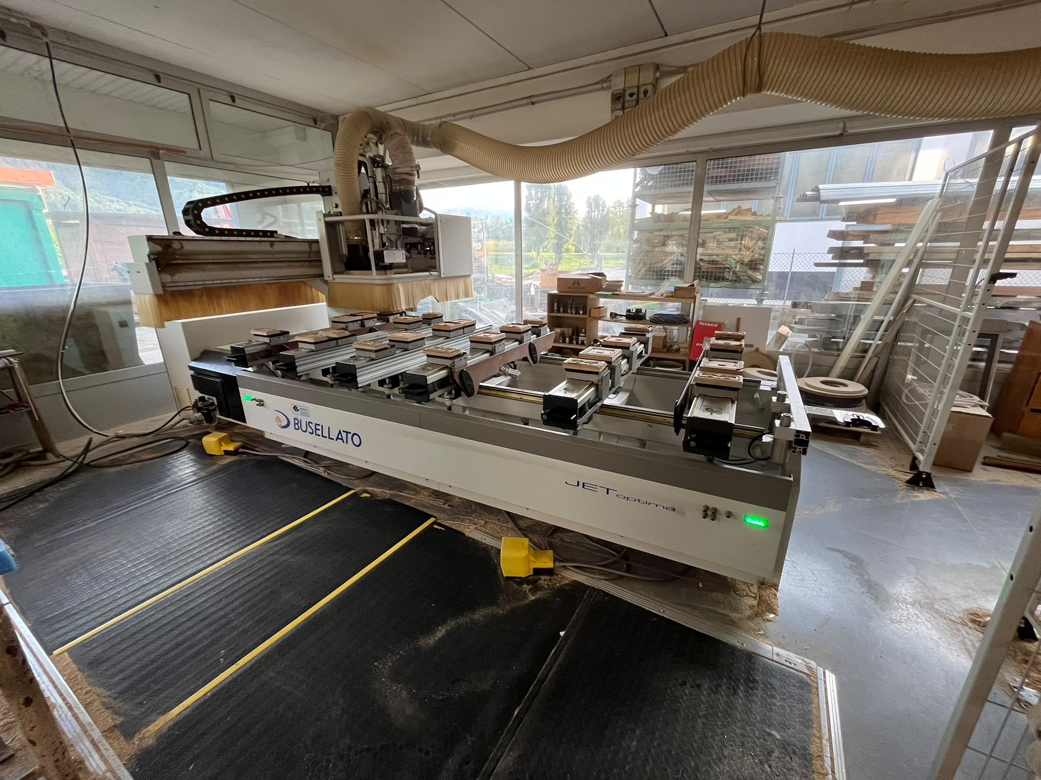 Centro di lavoro BUSELLATO JET OPTIMA P a 4 assi usato in vendita - foto 1