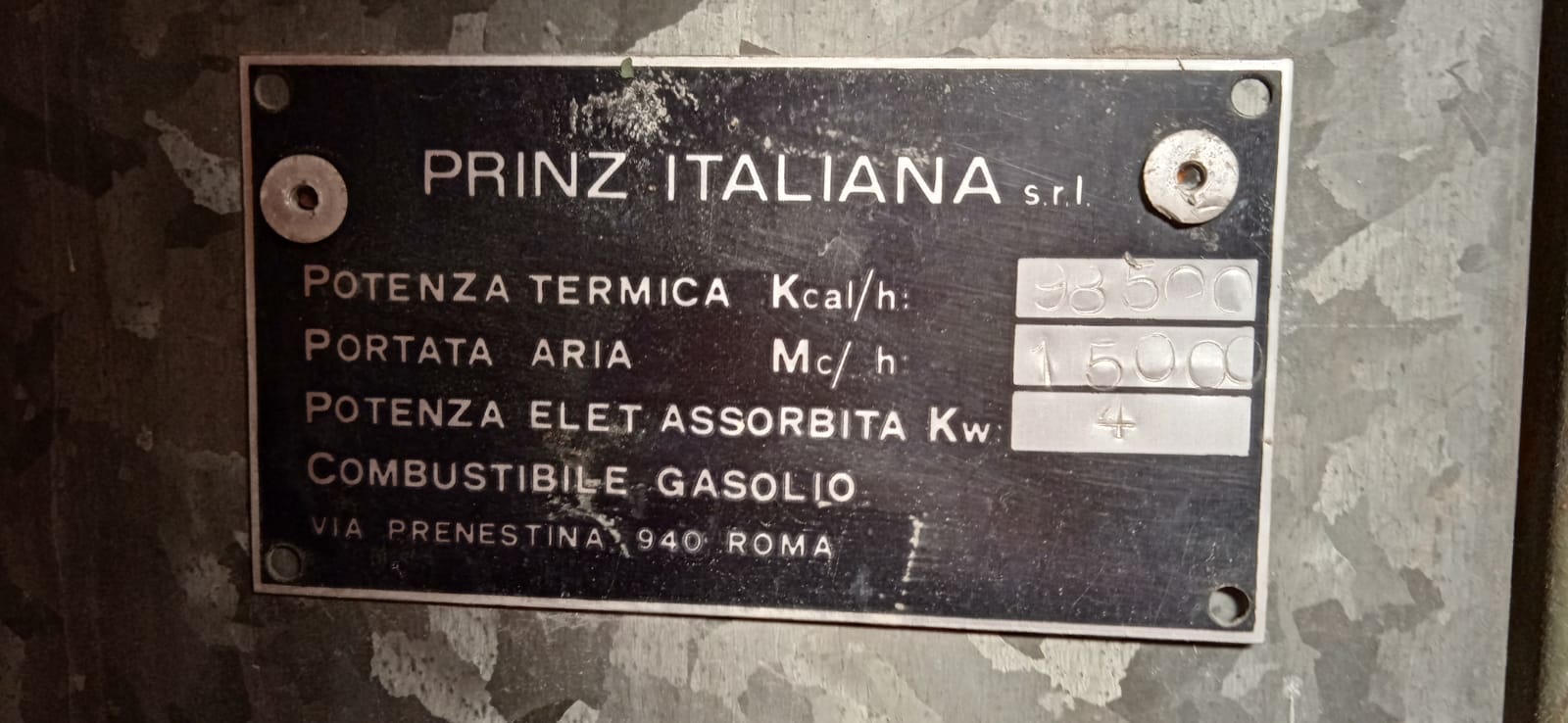 CABINA VERNICIATURA ED ESSICCAMENTO PRINZ AZ 50 in vendita - foto 4