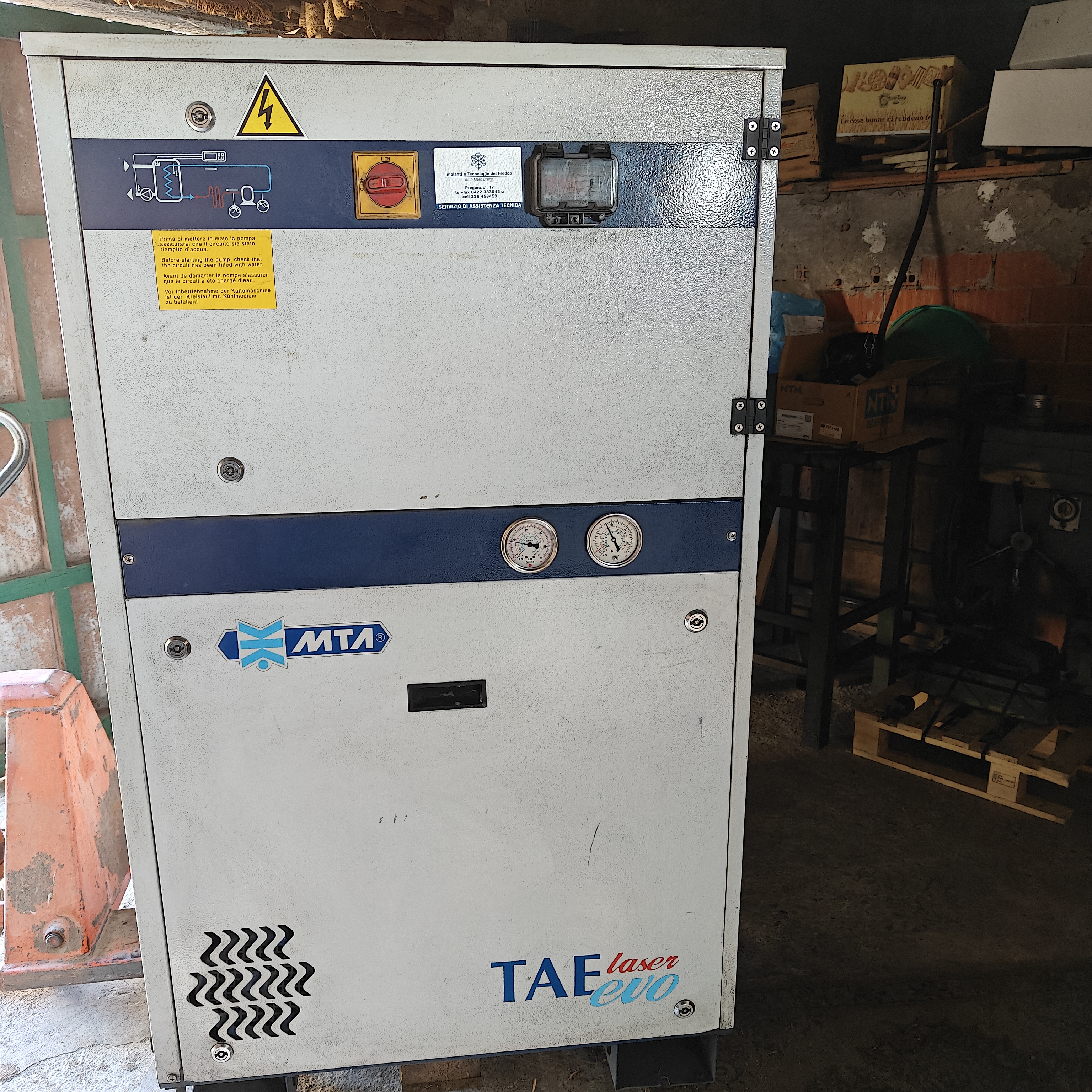 Chiller MTA TAE EVO LASER 121 in vendita - foto 1