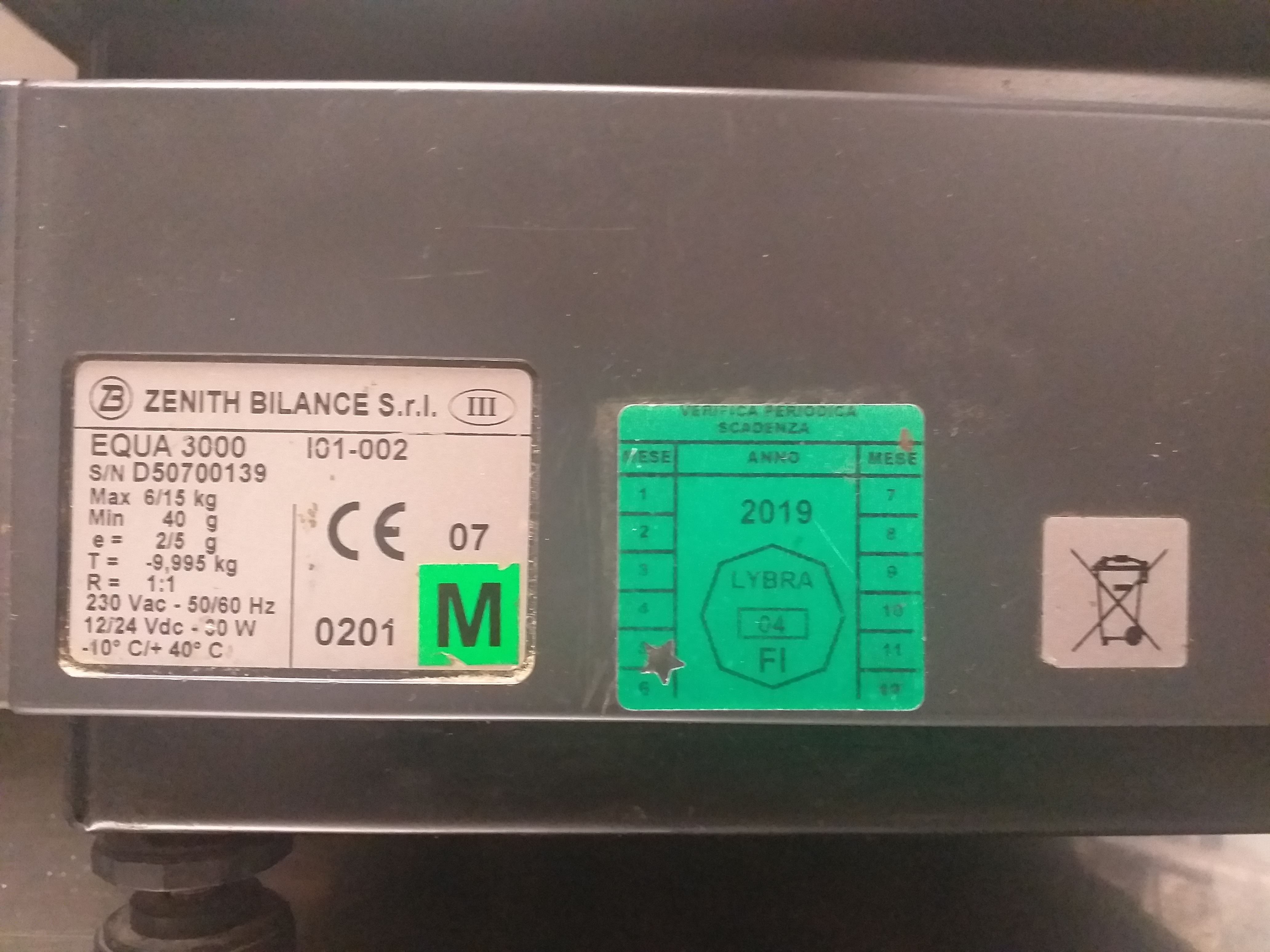 Bilancia Zenith Equa 3000 in vendita - foto 5
