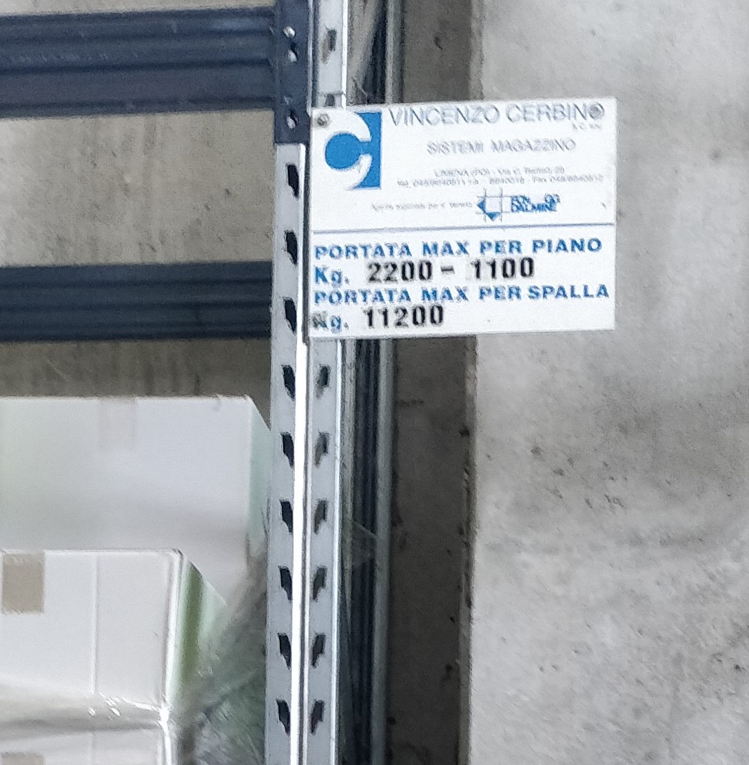Scaffalatura pesante portapallet  in vendita - foto 6