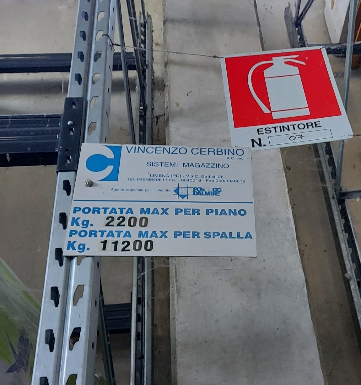 Scaffalatura pesante portapallet  in vendita - foto 2