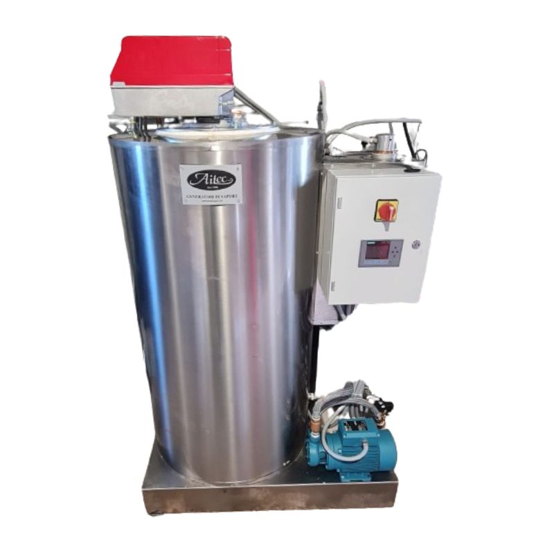 generatore di vapore 100 kg con bruciatore gas/gasolio in vendita - foto 2