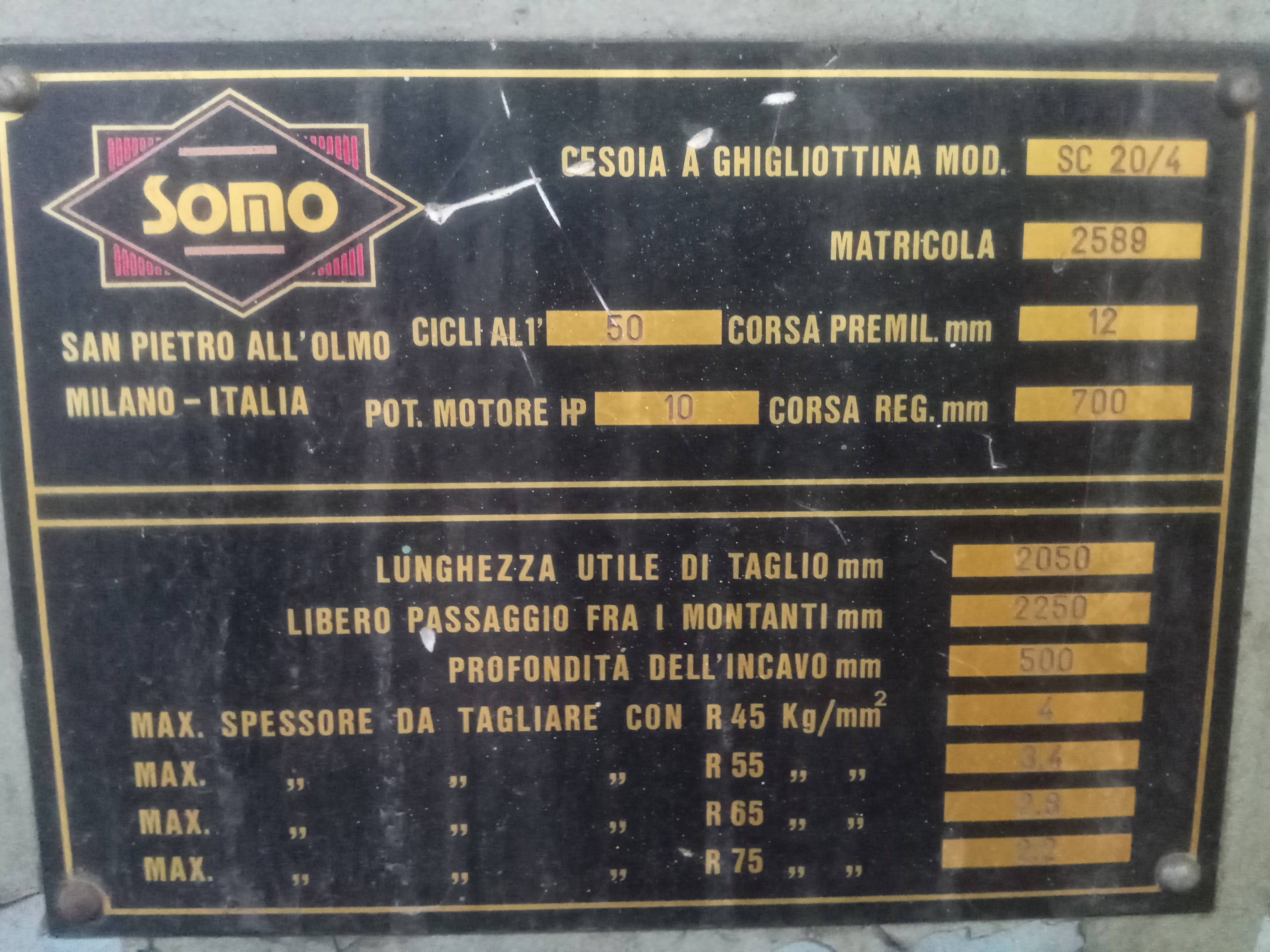 Cesoio SOMO 2000x4 in vendita - foto 3