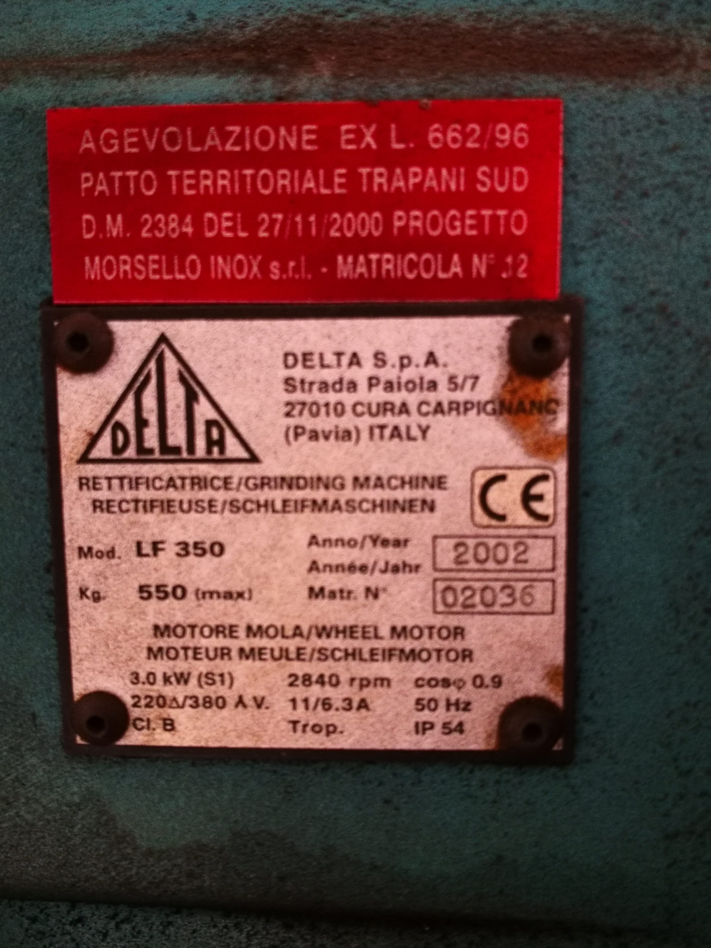 RETTIFICATRICE PER SUPERFICI PIANE (LAPIDELLO) in vendita - foto 2