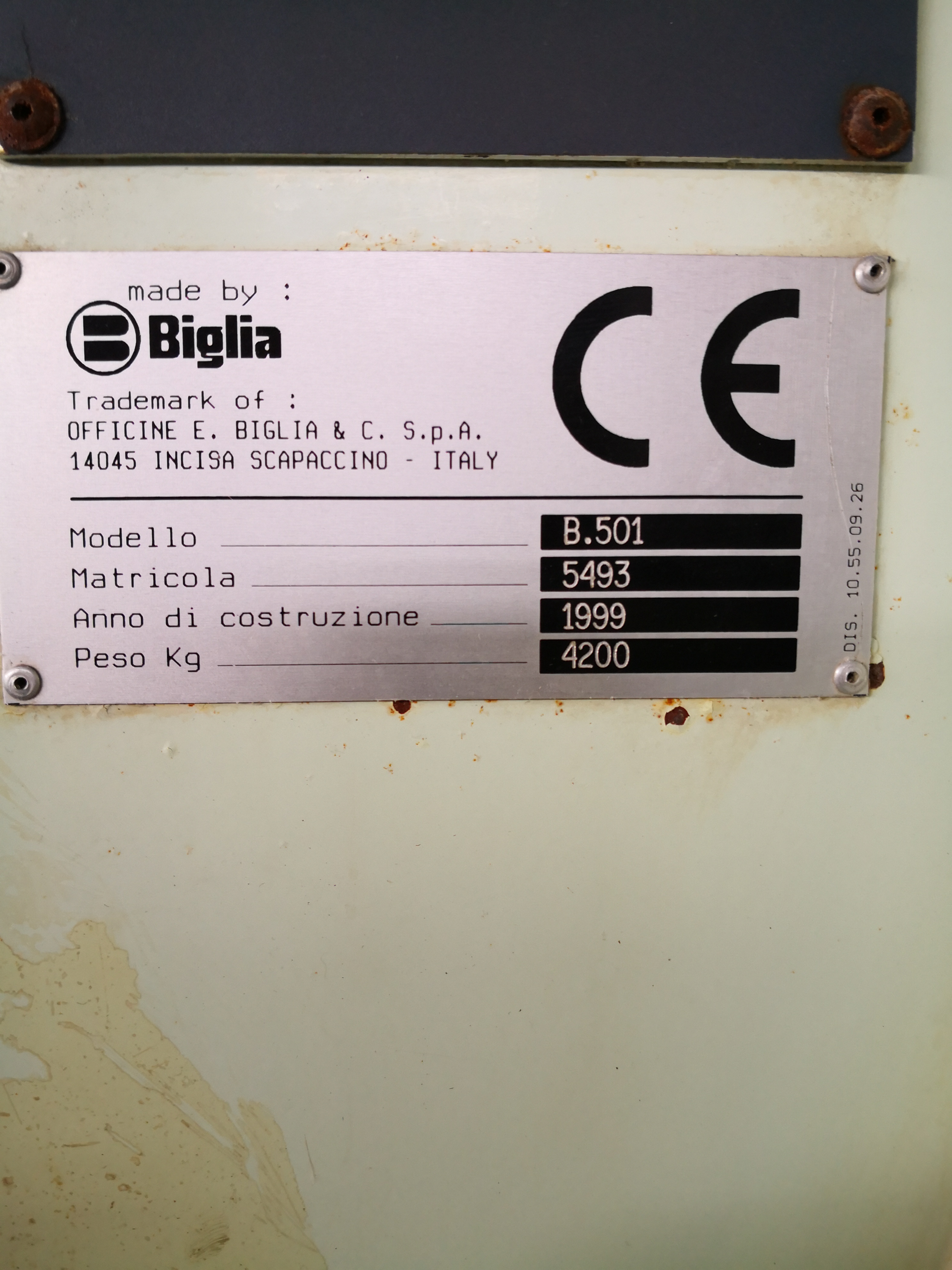 TORNIO CNC BIGLIA B501 in vendita - foto 4