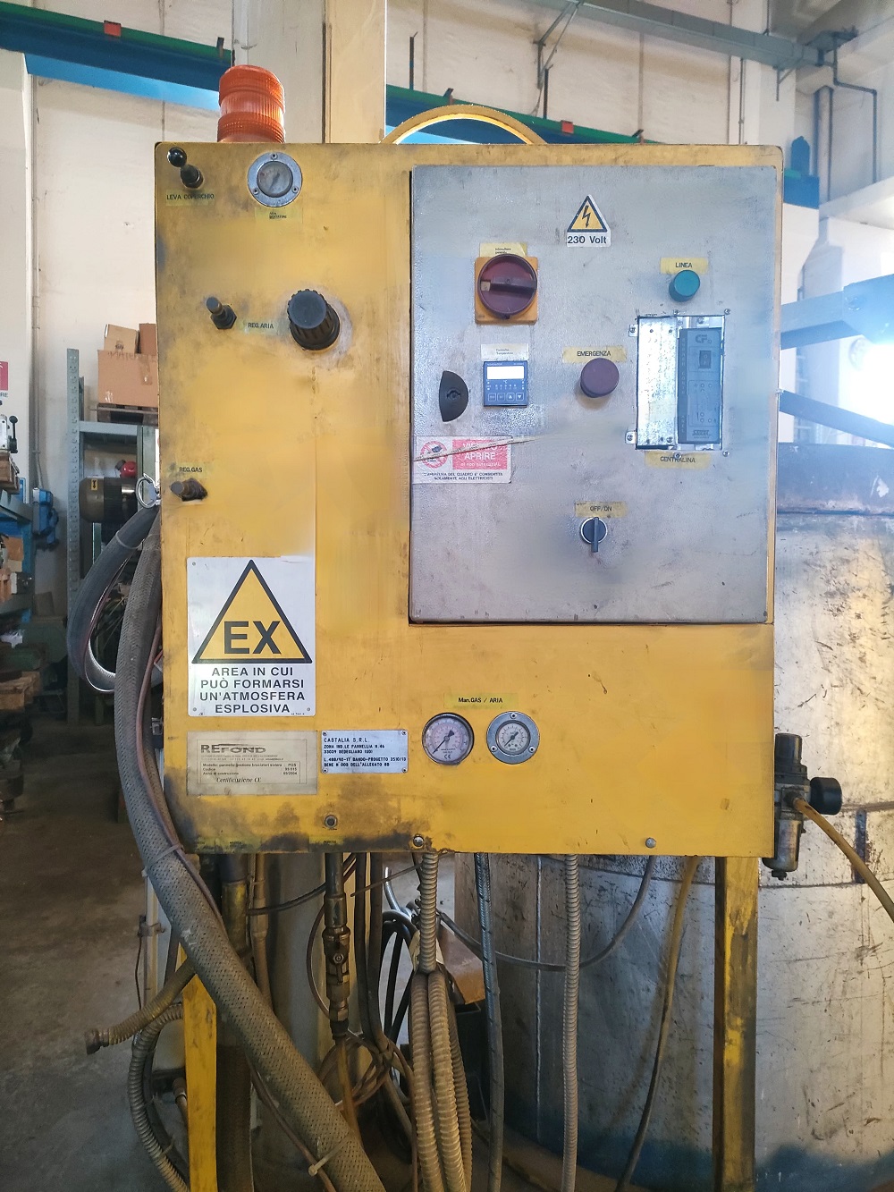 siviera/crogiolo con scalda siviera per fusione in vendita - foto 4