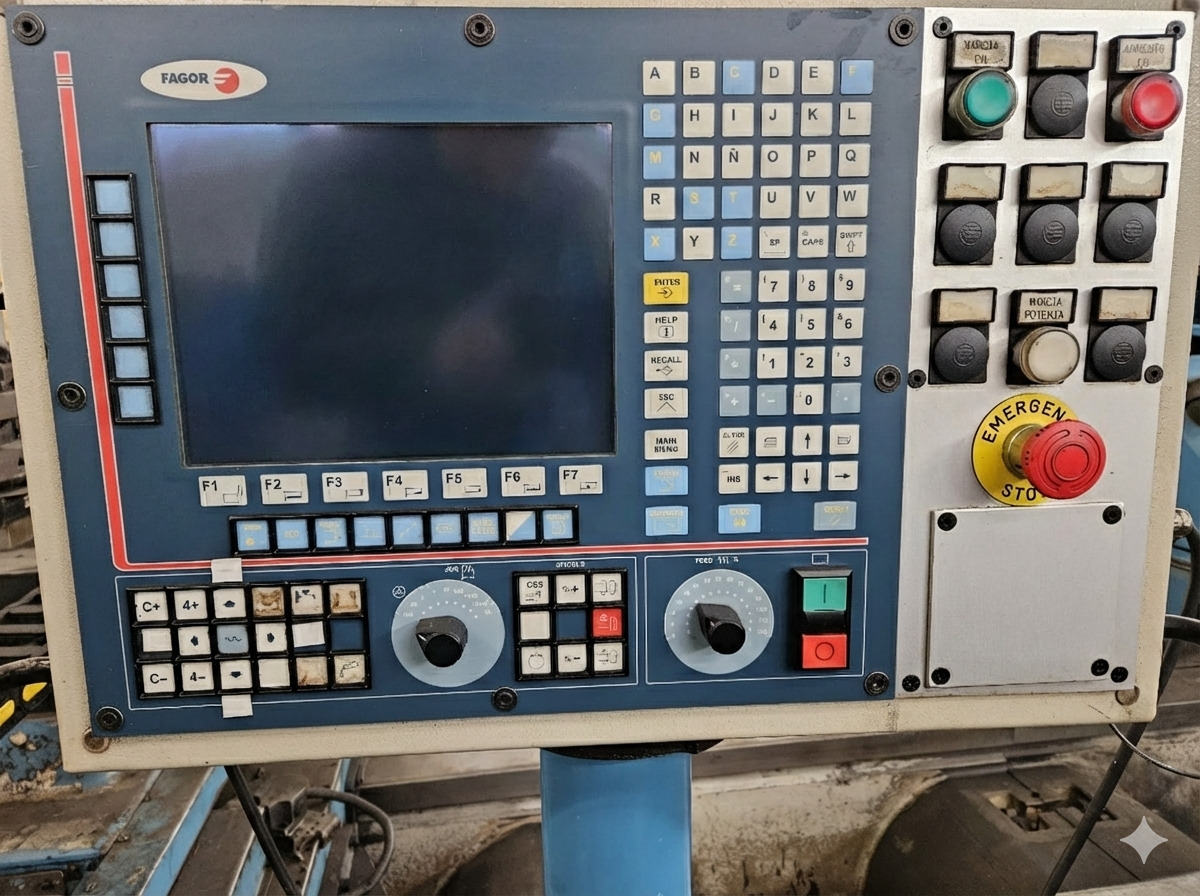 Tornio parallelo cnc WMW 12 metri CNC FAGOR in vendita - foto 5