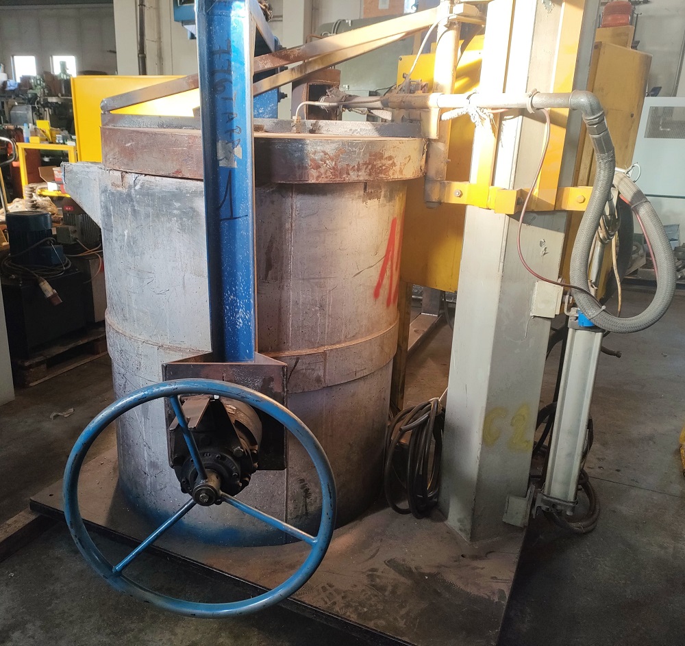 siviera/crogiolo con scalda siviera per fusione in vendita - foto 5